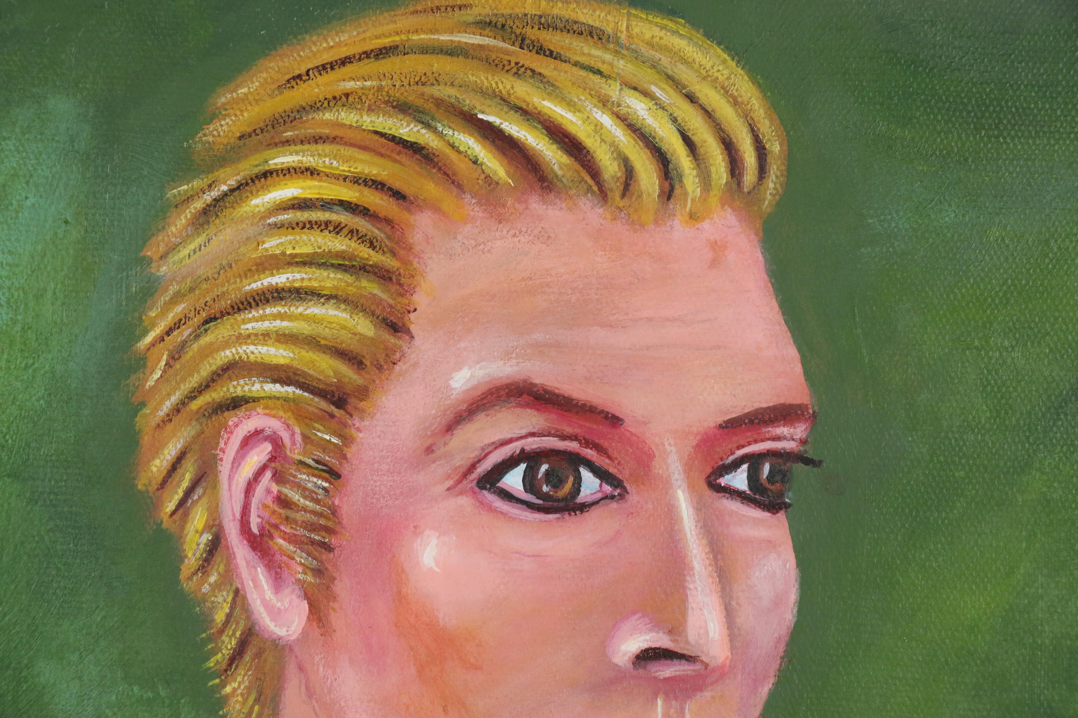 Ronald A. Ferrara Portrait Oil Painting, 1988