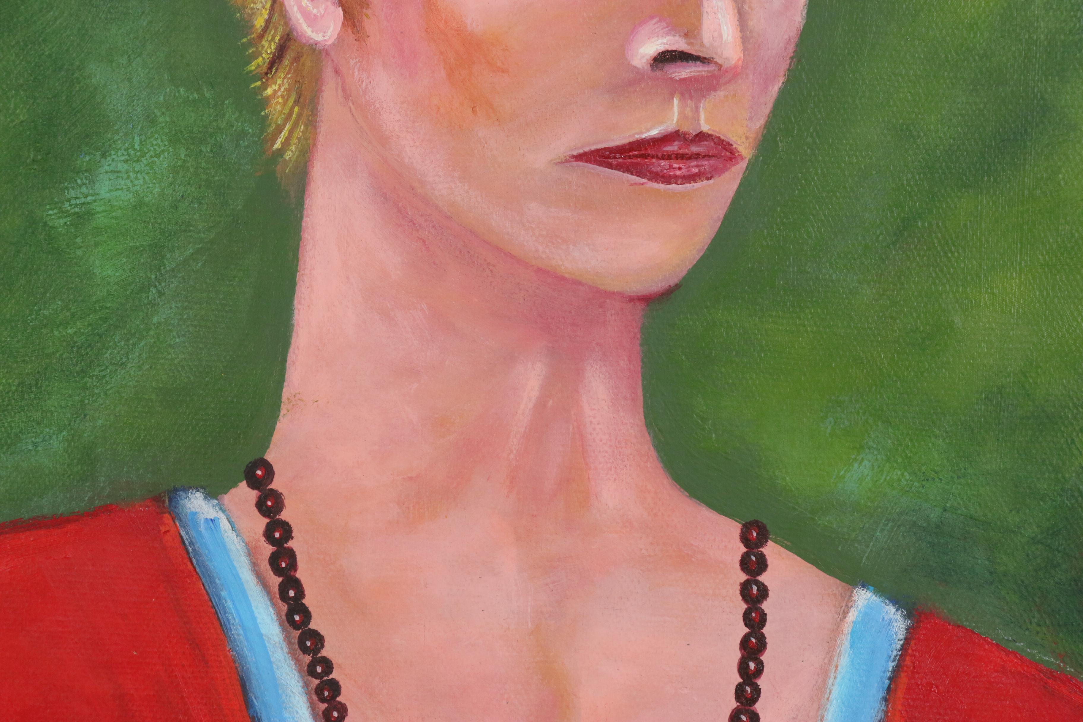 Ronald A. Ferrara Portrait Oil Painting, 1988