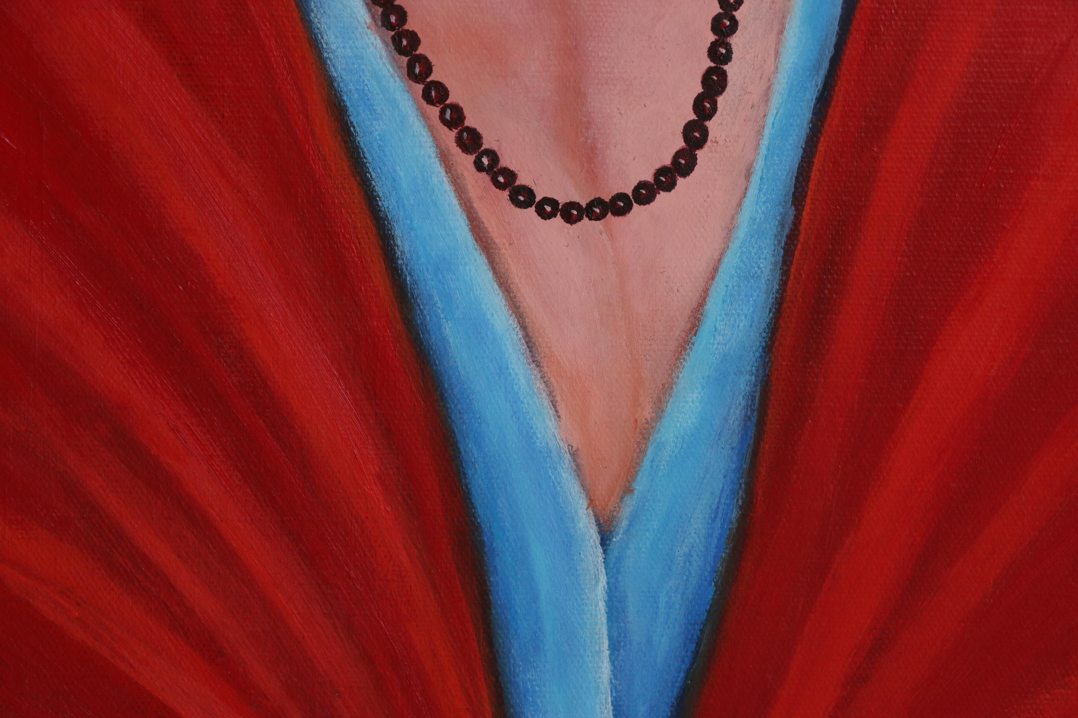 Ronald A. Ferrara Portrait Oil Painting, 1988