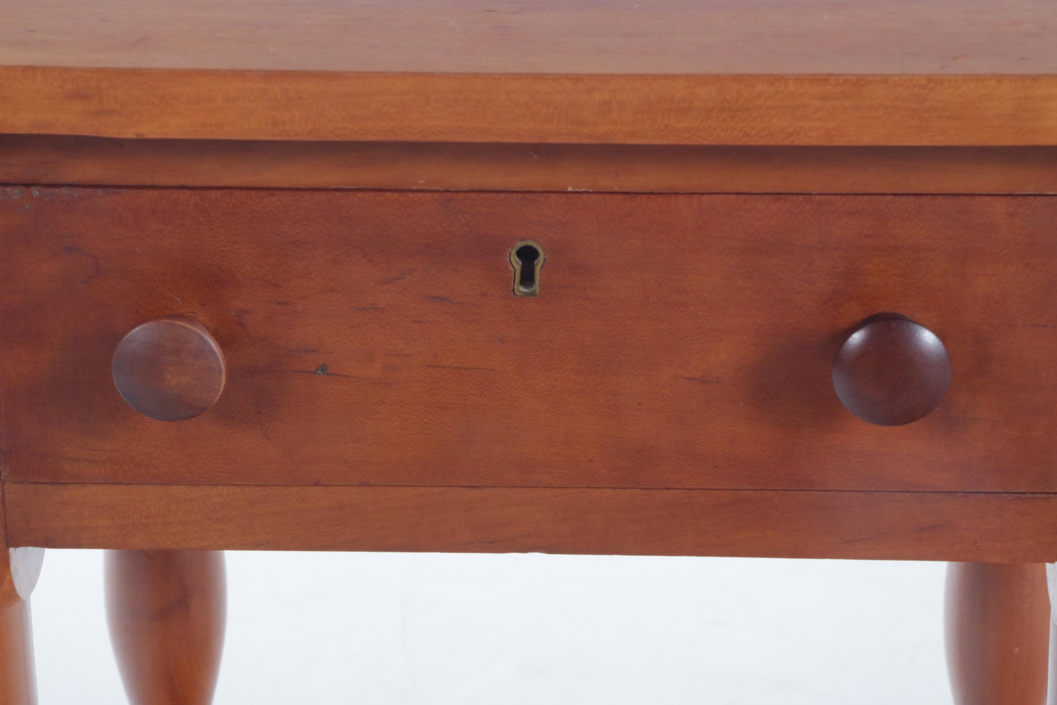 Pair of McMahan Furniture Co. American Primitive Cherrywood Side Tables