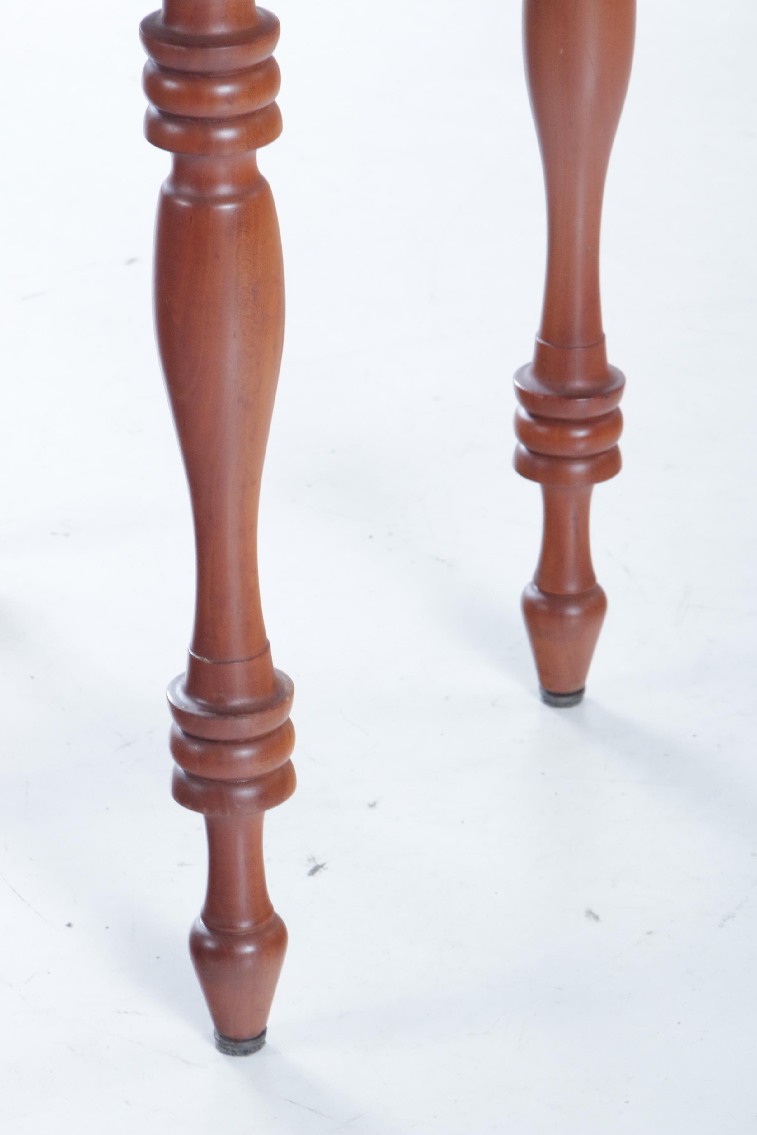 Pair of McMahan Furniture Co. American Primitive Cherrywood Side Tables