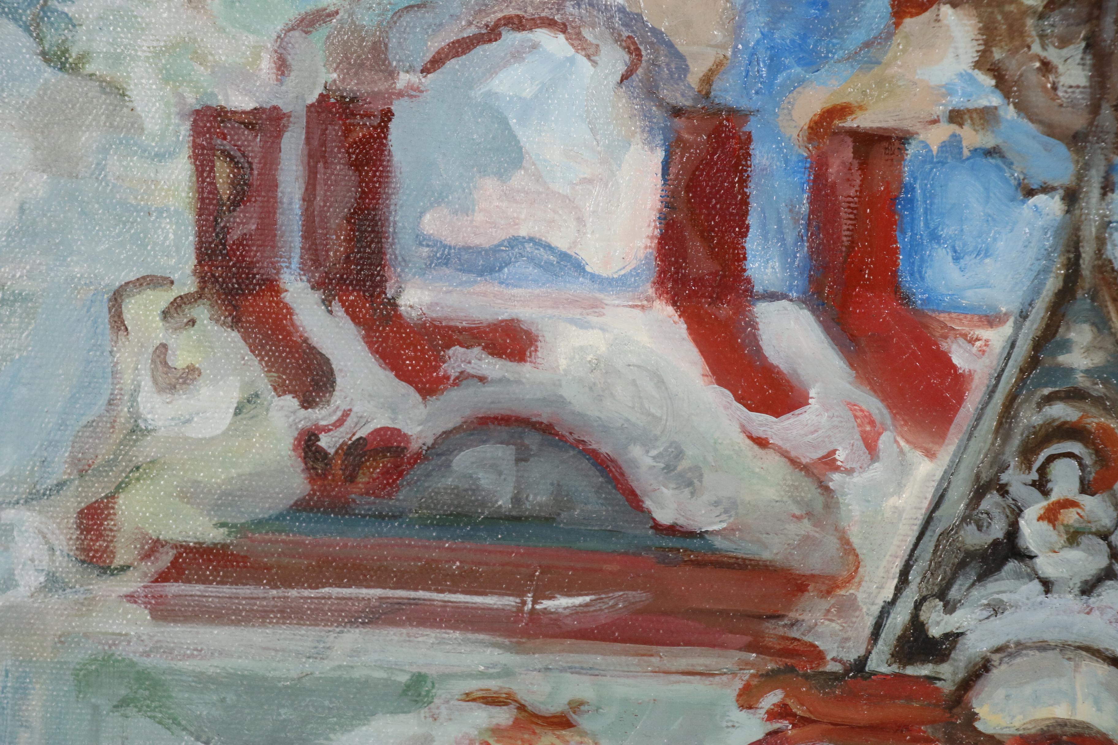 Maggie Smith Oil Painting "Winter Home"