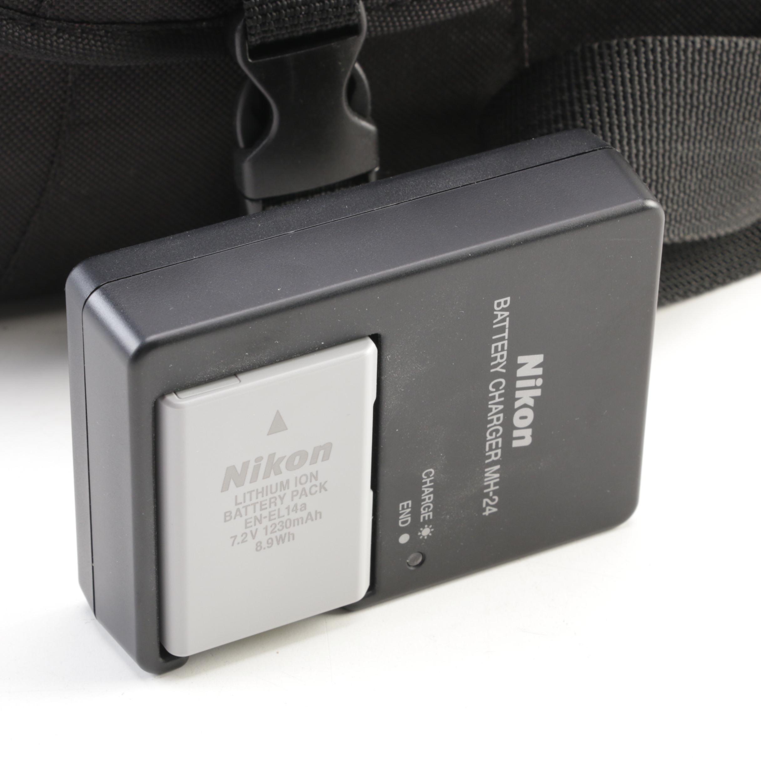 Nikon Model "D3300" DX VR Digital Camera with Tripod and Accessories