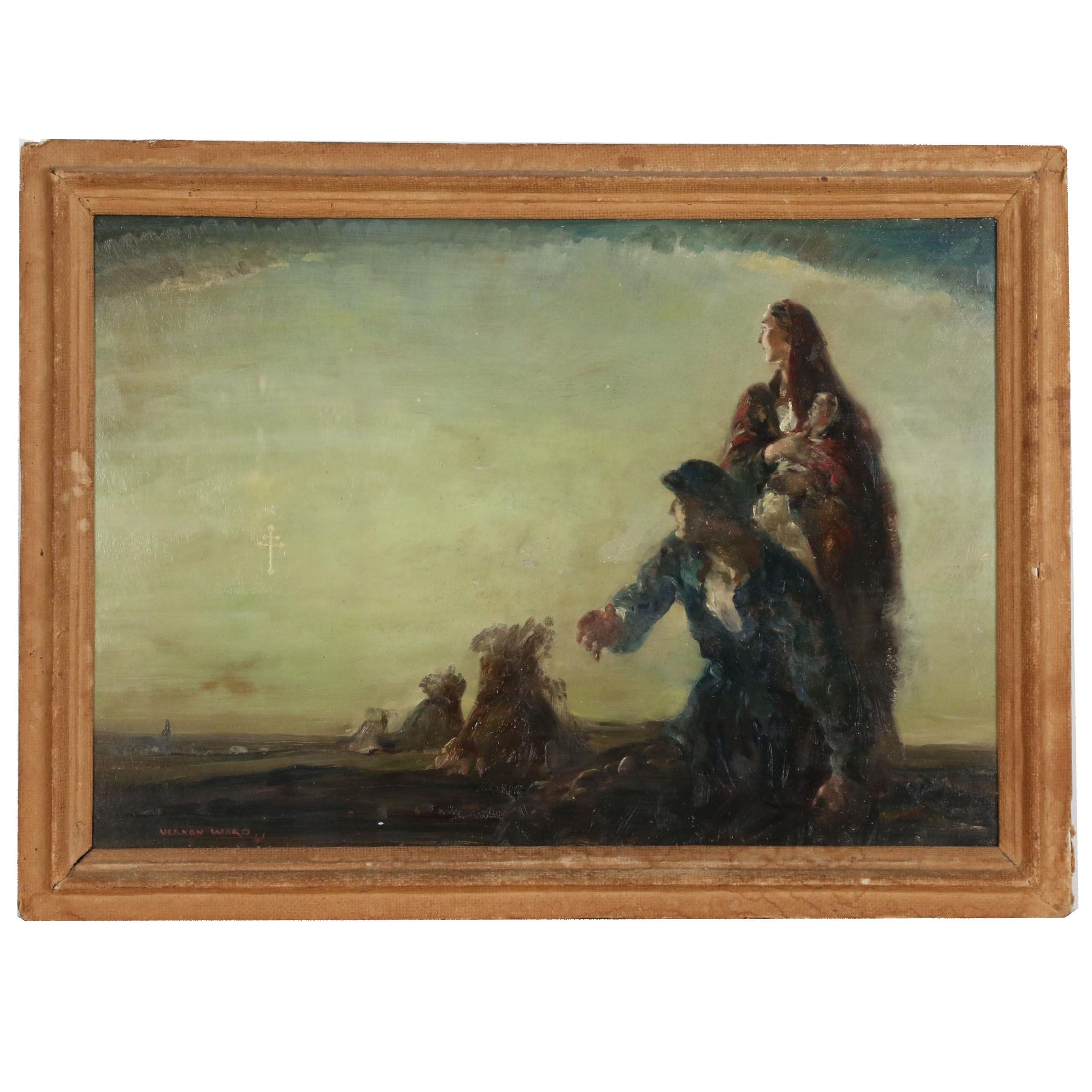 Vernon Ward Oil Painting "The New Star in the East", 1941