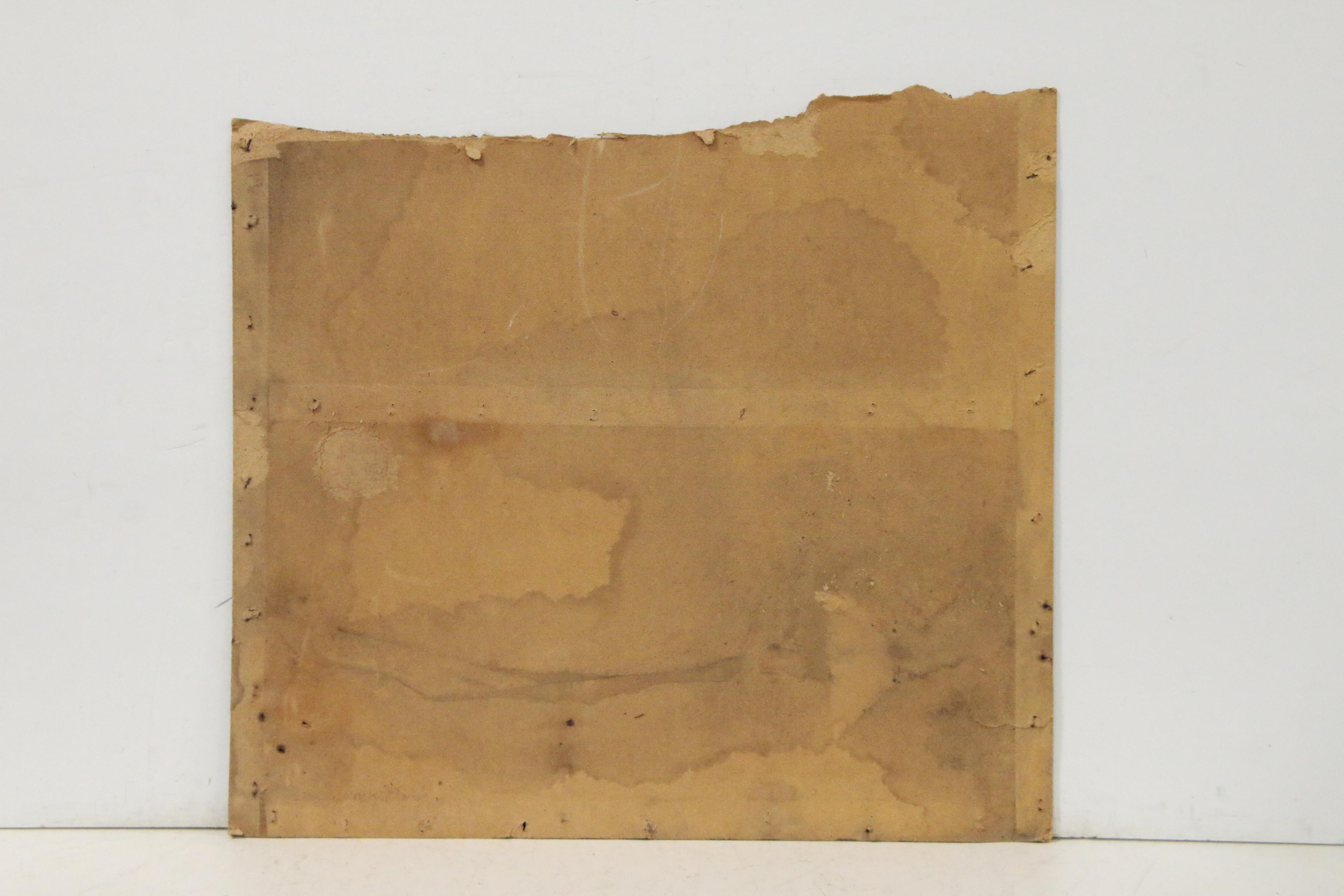 Earl Swanigan Outsider Art Acrylic Painting "Pussy Cat", 21st Century