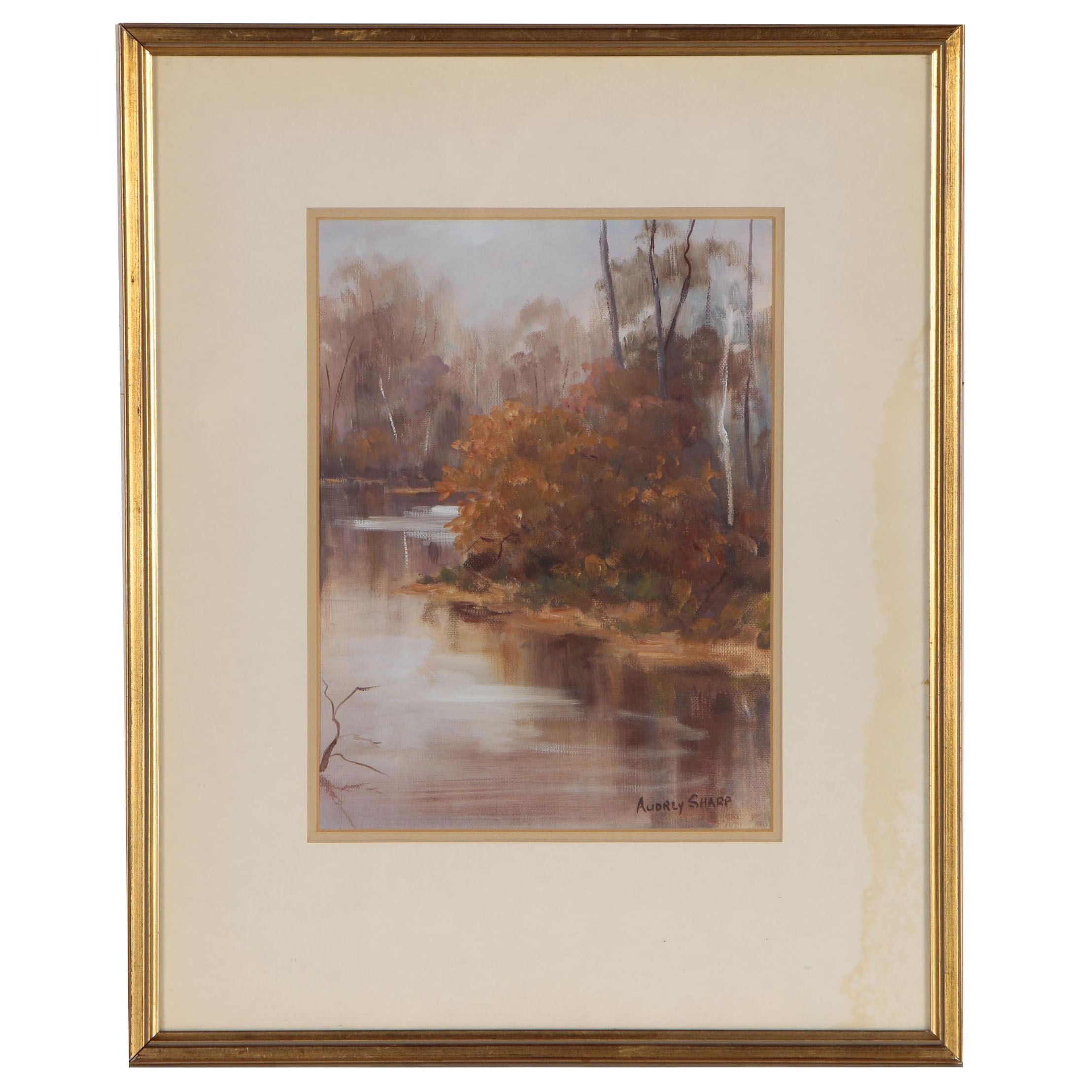 Audrey Sharp Oil Painting "Autumn Gold"