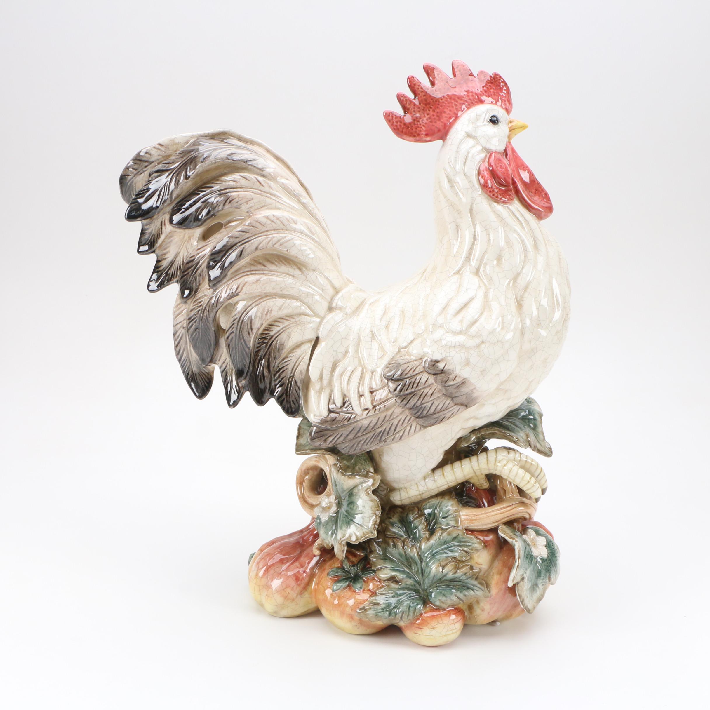 Fitz & Floyd Classics "Belle Classique" Rooster Figurine
