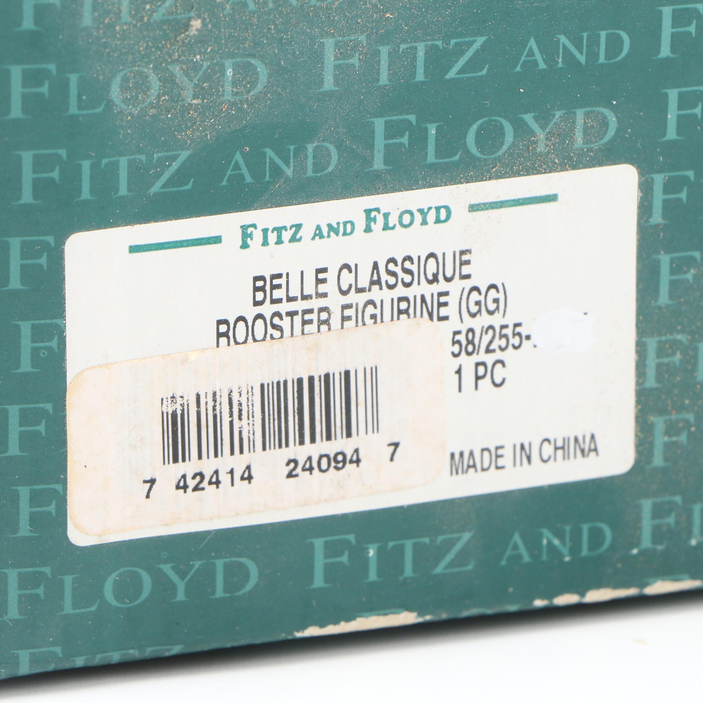 Fitz & Floyd Classics "Belle Classique" Rooster Figurine