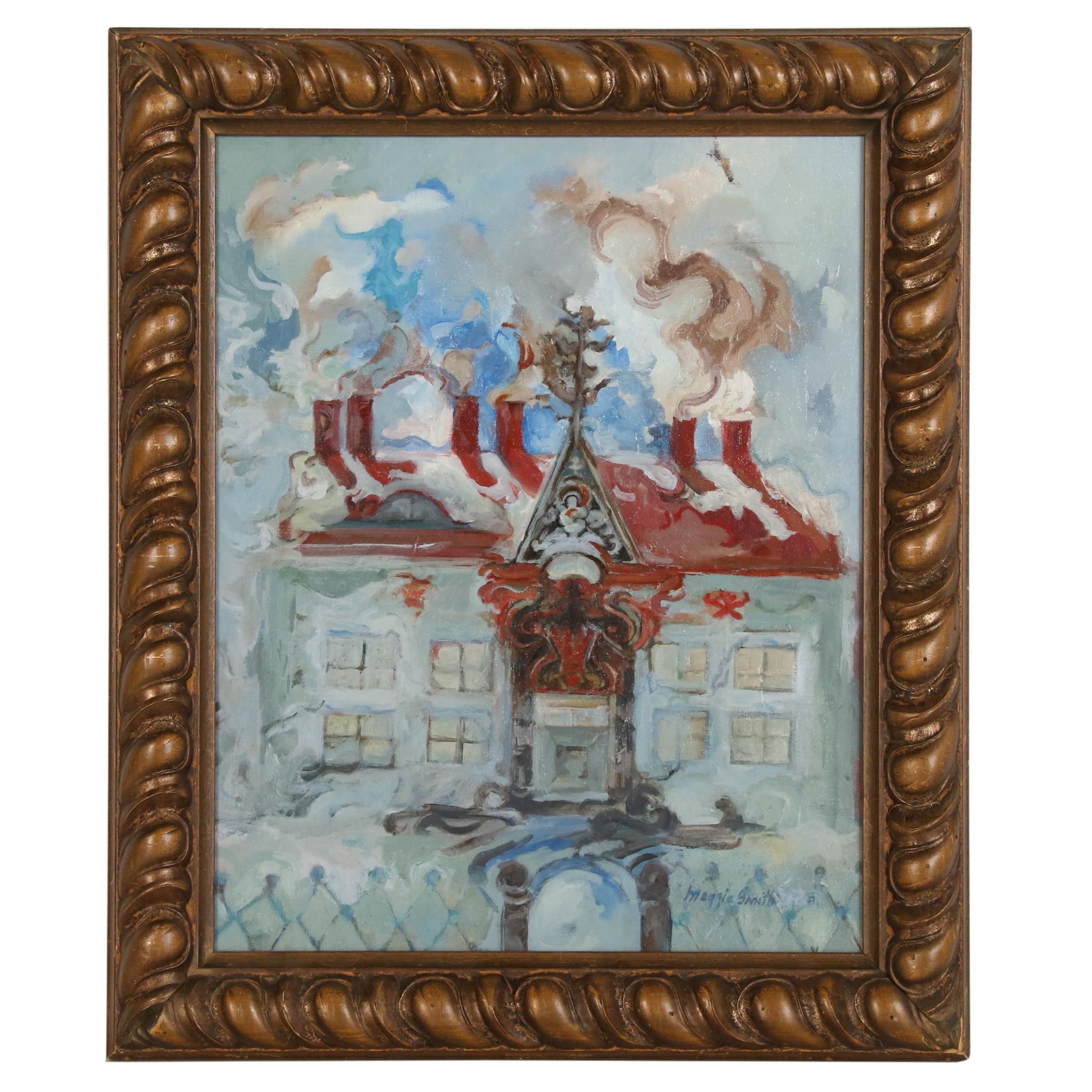 Maggie Smith Oil Painting "Winter Home"