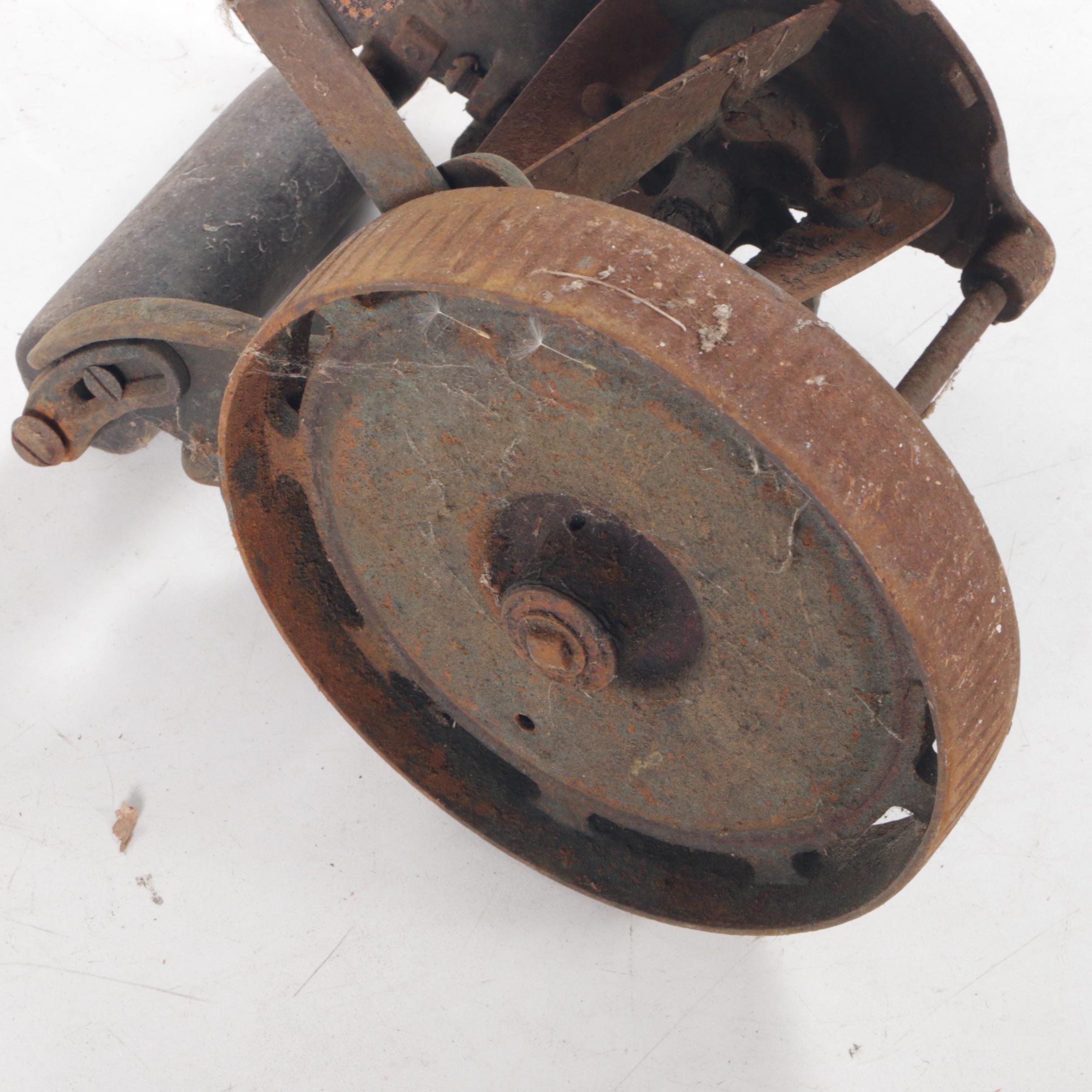 Starrett Hasher Hand Crank Food Chopper with Hand-Powered Push Mowers