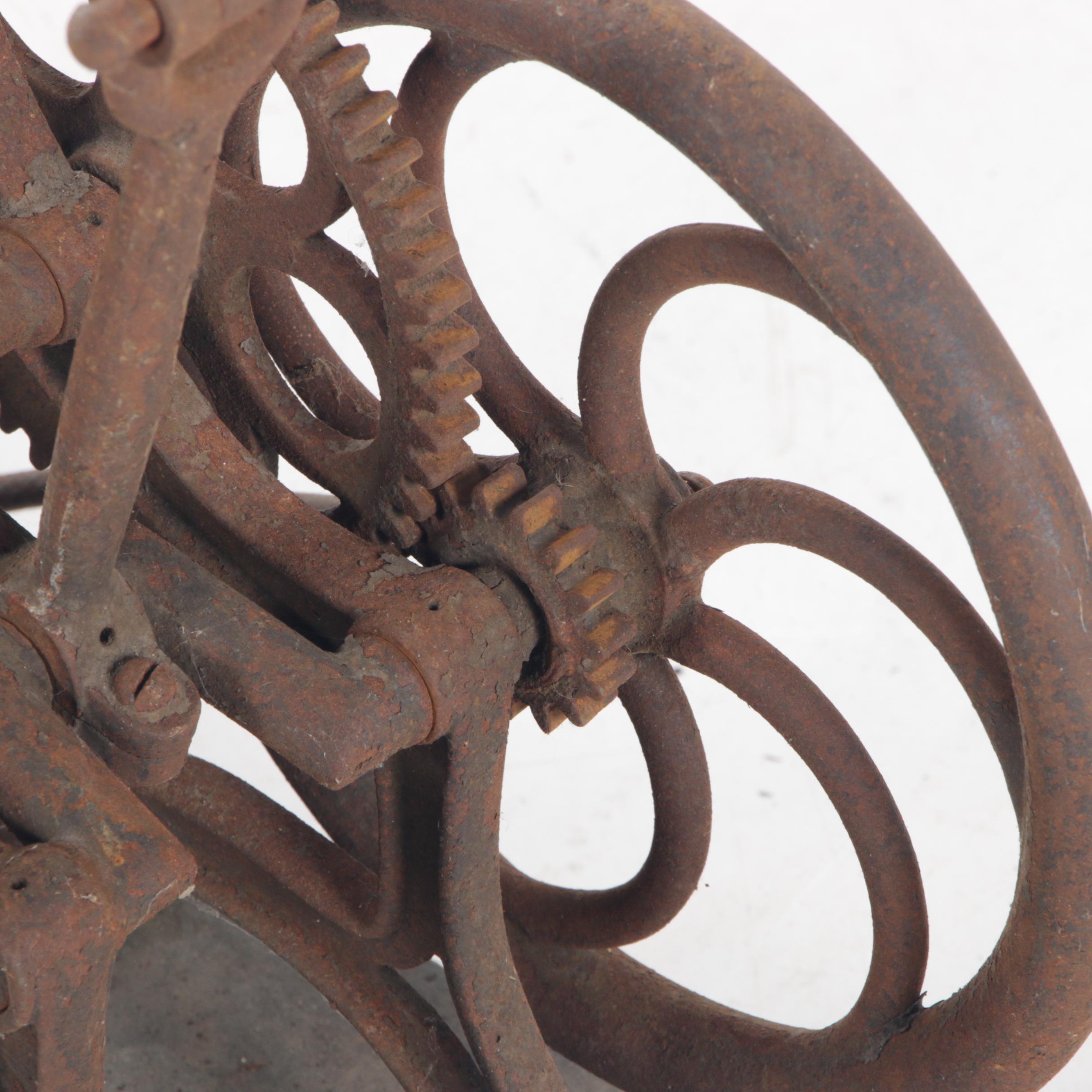 Starrett Hasher Hand Crank Food Chopper with Hand-Powered Push Mowers