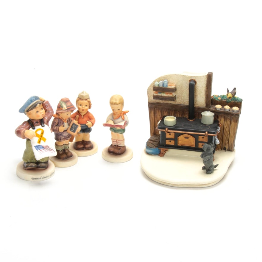 Goebel "Kozy Kitchen" and Other Porcelain M.I. Hummel Figurines