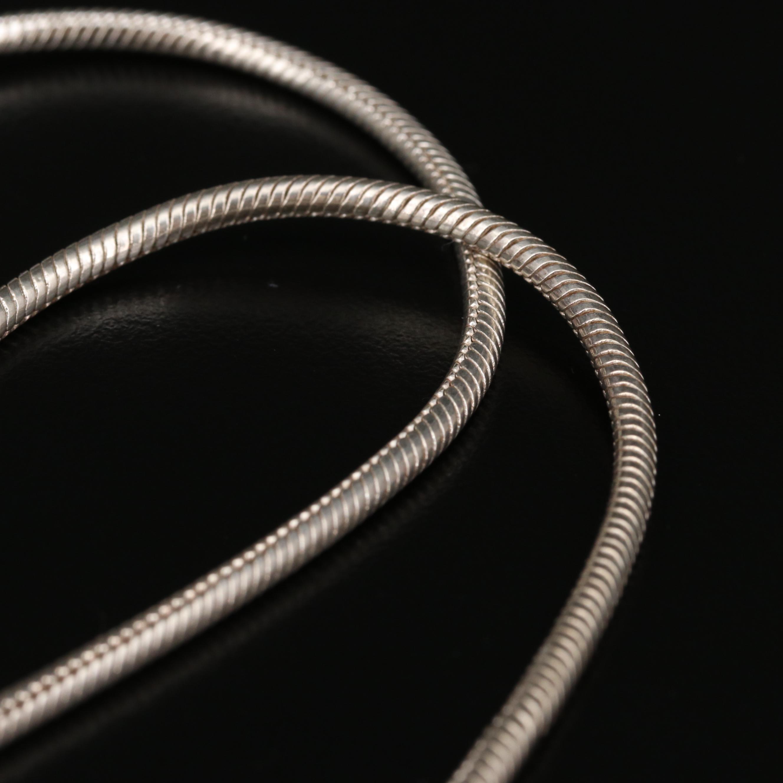 Pandora Sterling Silver Pearl and Cubic Zirconia Charm Necklace