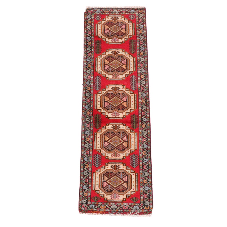 1'10 x 6'2 Hand-Knotted Northwest Persian Wool Carpet Runner
