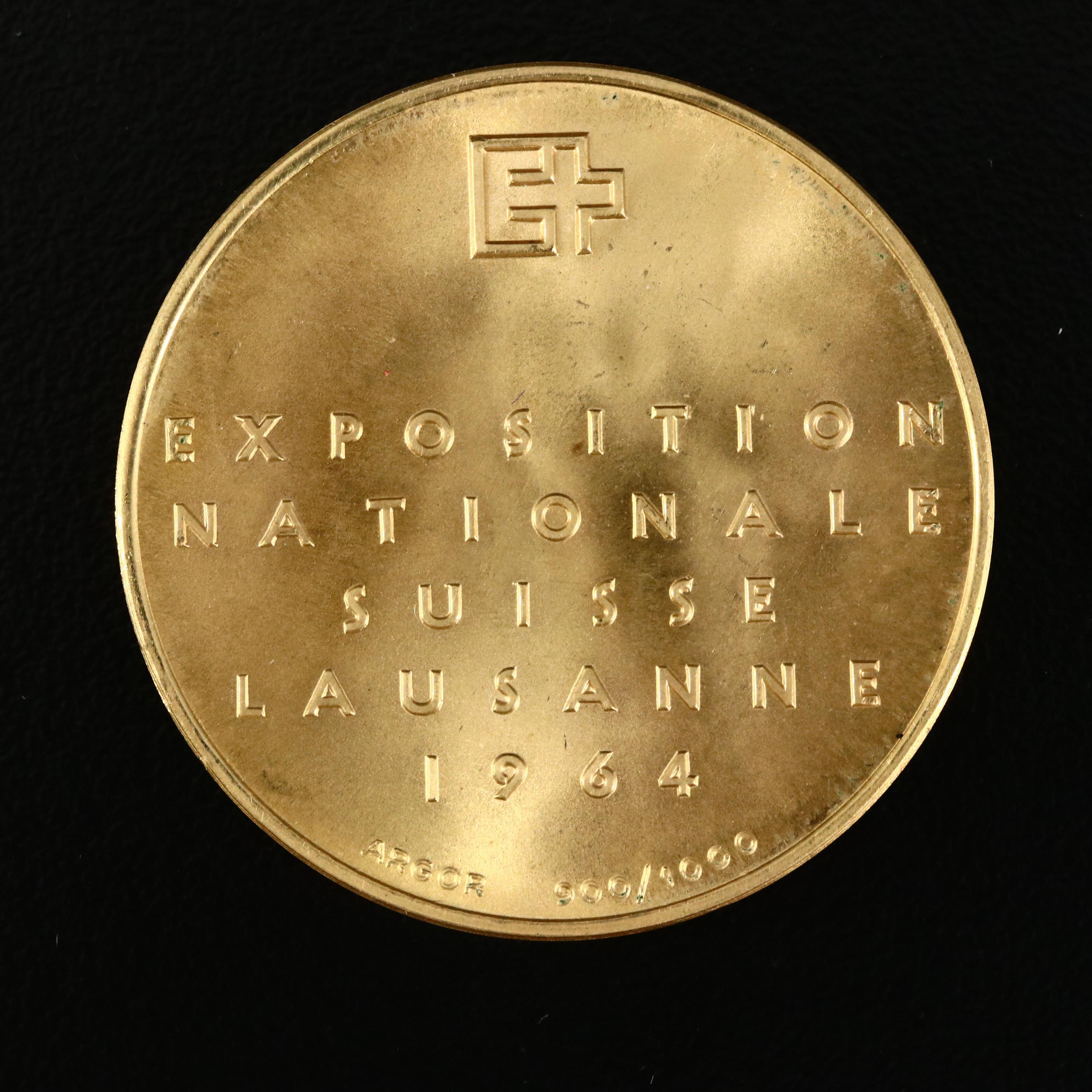 1964 Switzerland National Exposition Gold Medal