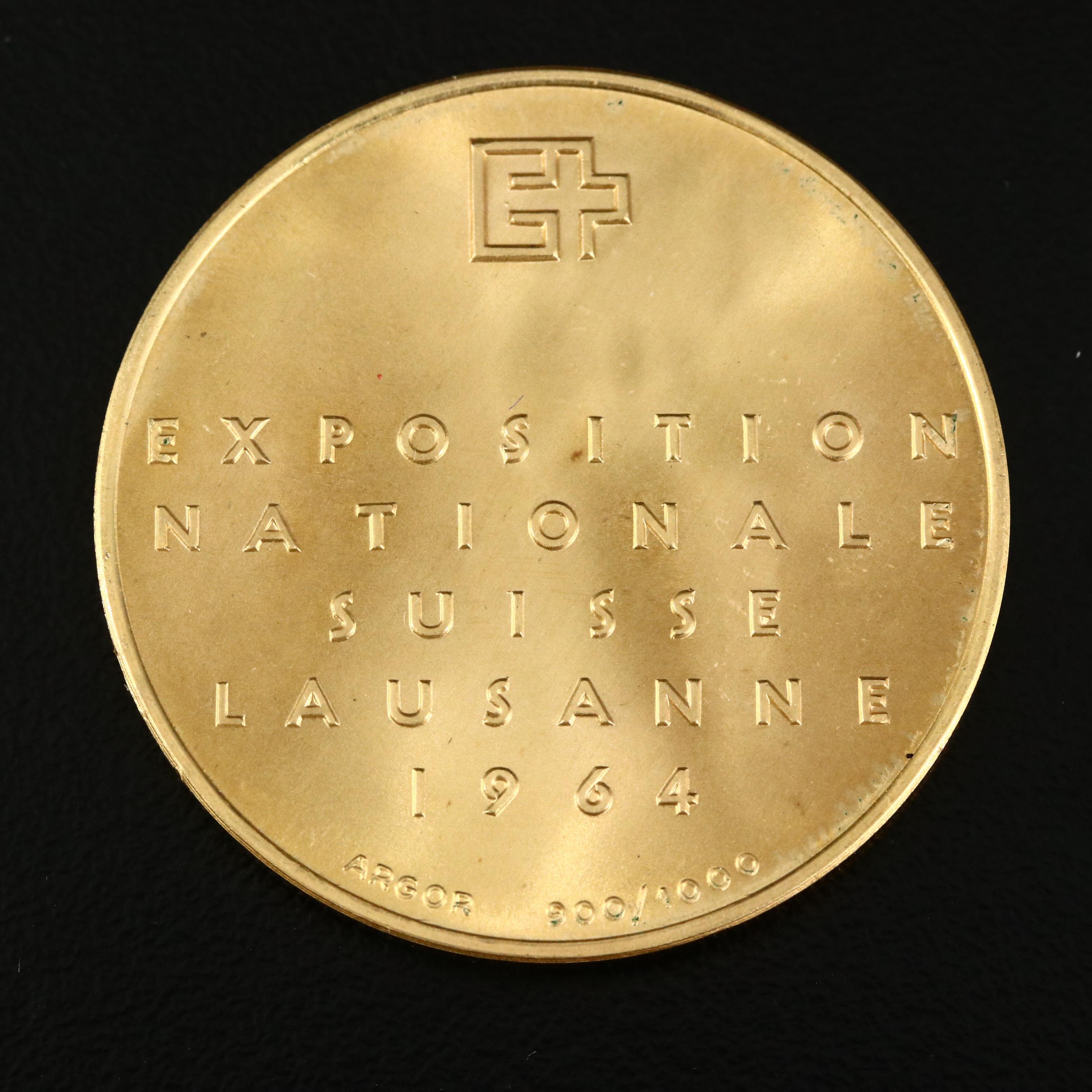1964 Switzerland National Exposition Gold Medal