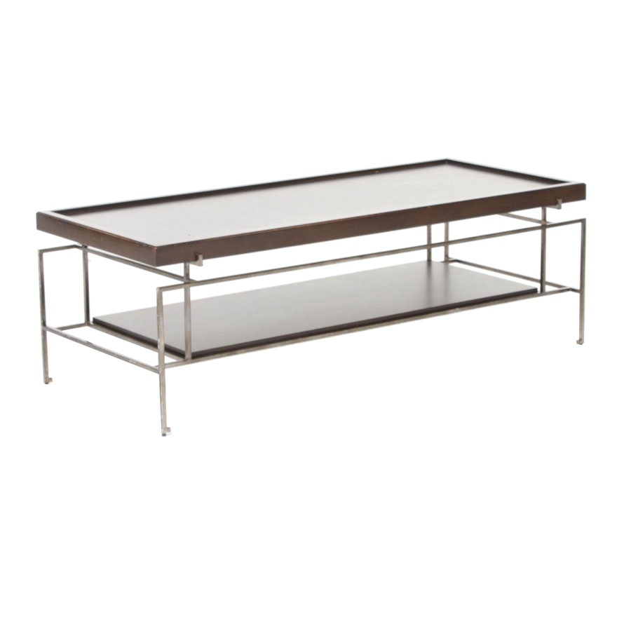 Vanguard Furniture Contemporary Metal Frame Coffee Table