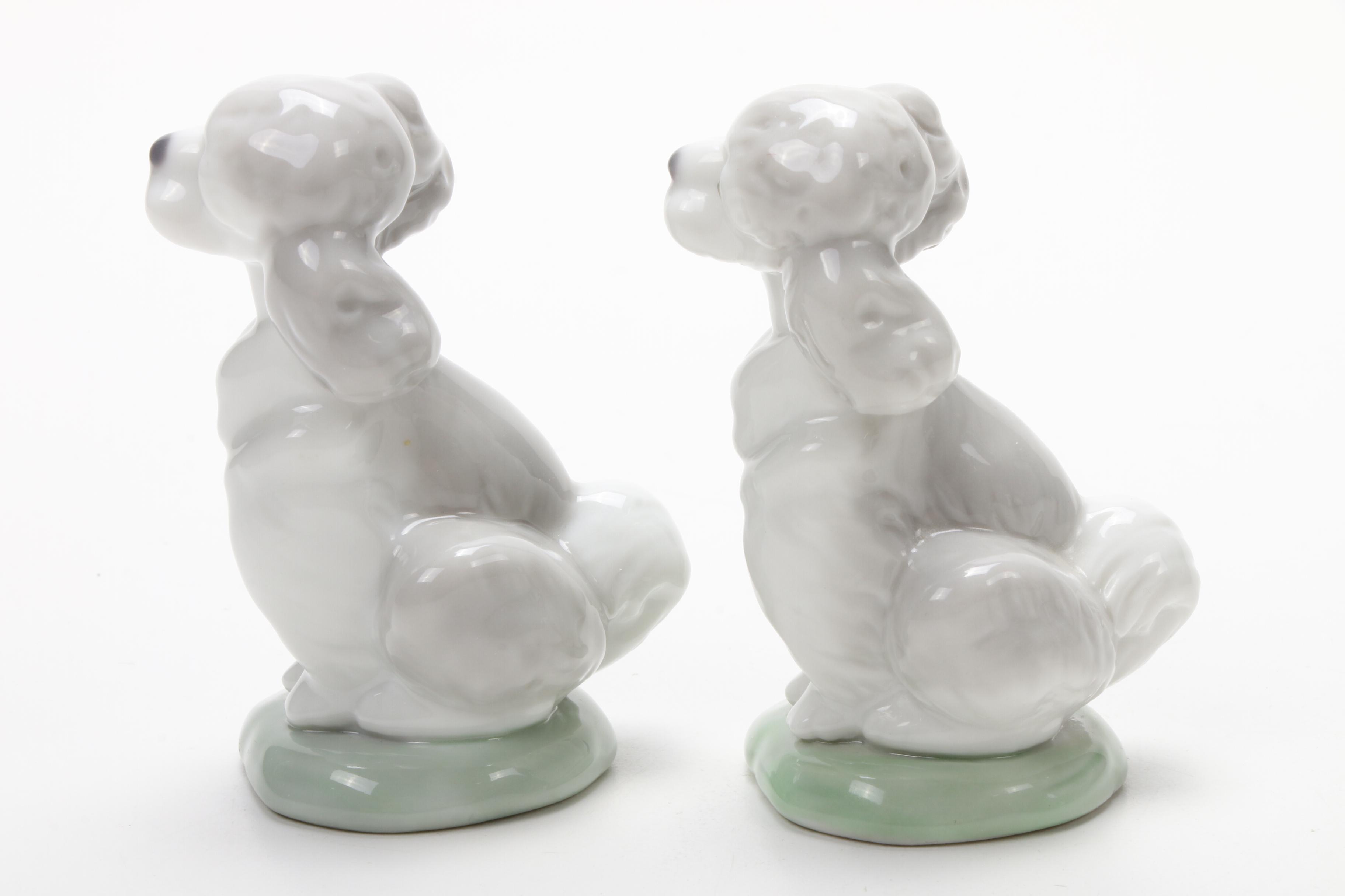 Lladró Collectors Society "A Friend for Life" Porcelain Dog Figurines, 2000