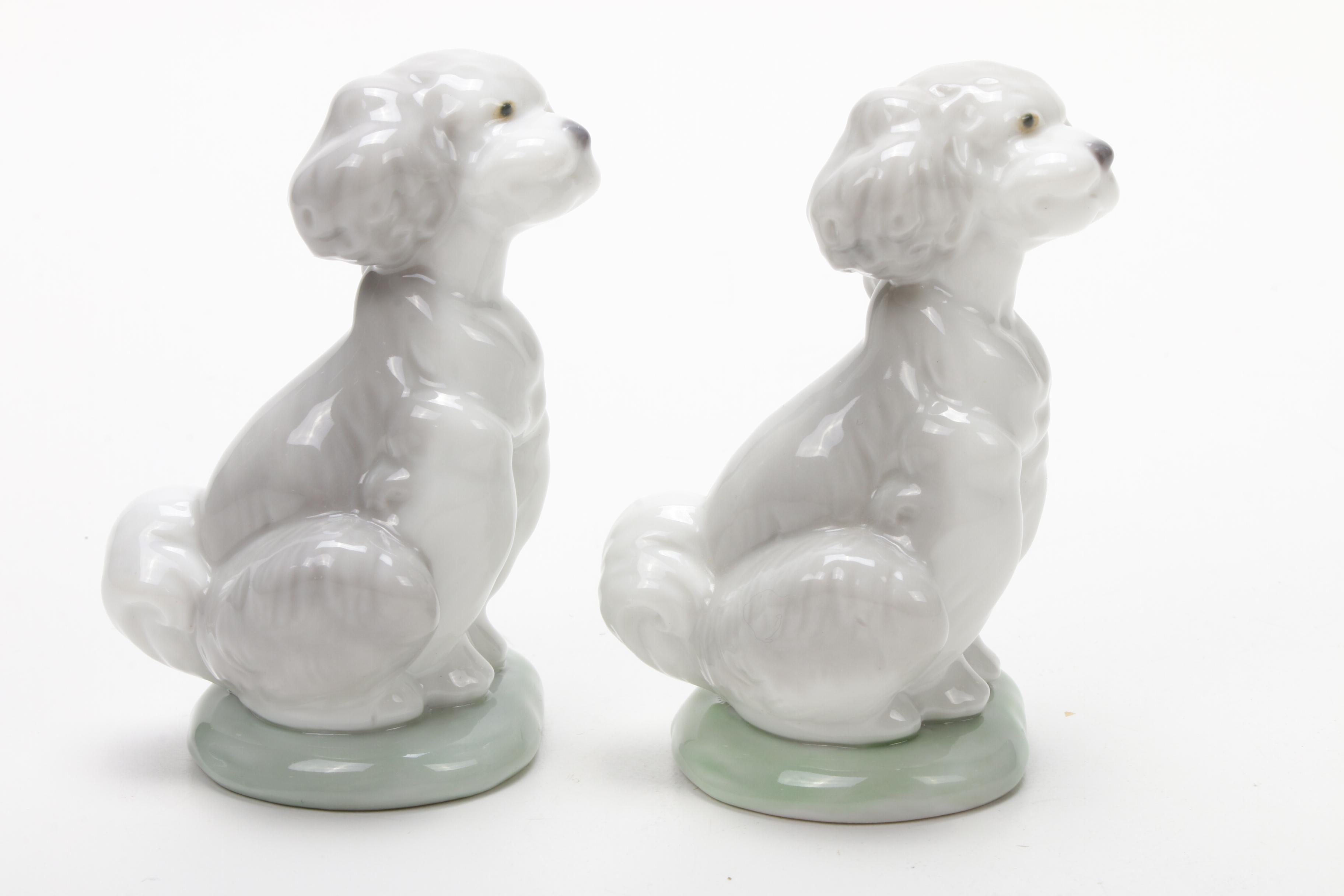 Lladró Collectors Society "A Friend for Life" Porcelain Dog Figurines, 2000