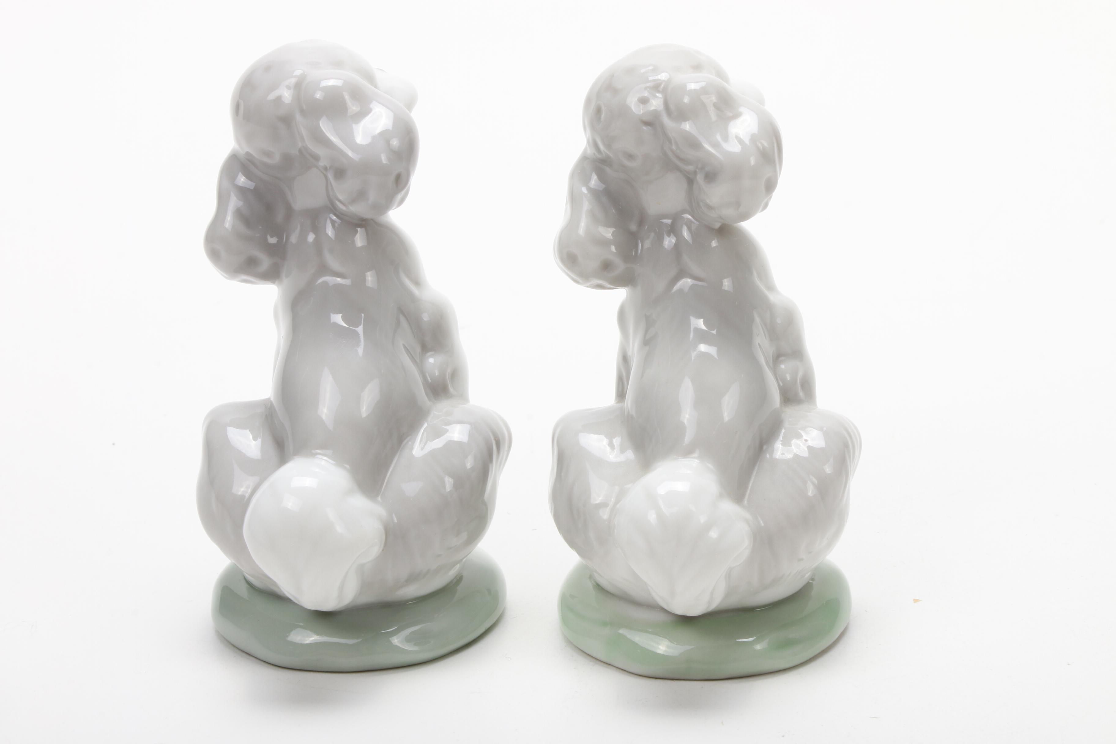 Lladró Collectors Society "A Friend for Life" Porcelain Dog Figurines, 2000