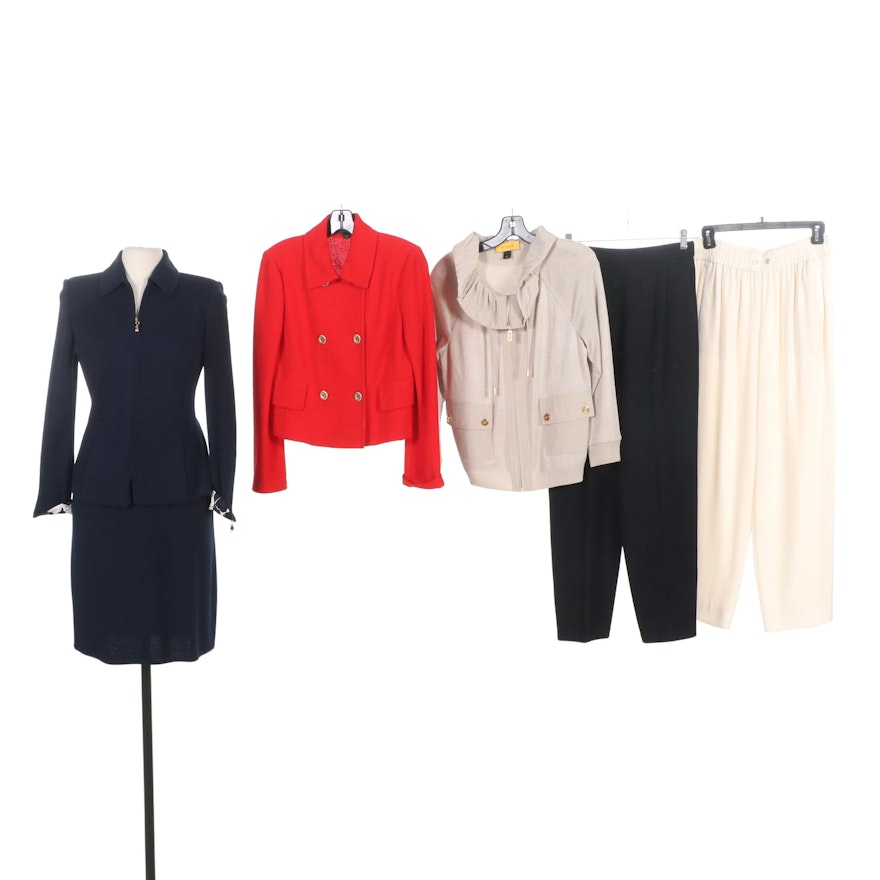 St. John Brand Skirt Suit, Jackets and Pant Separates