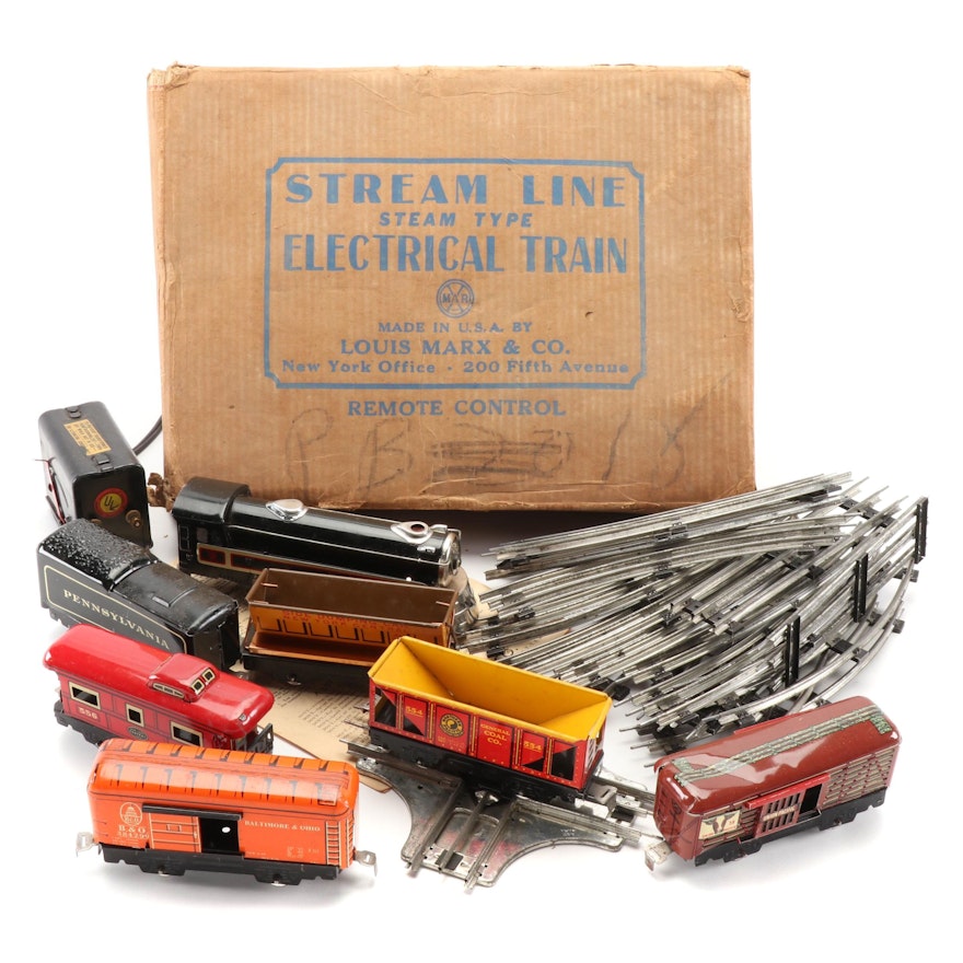 Louis Marx & Co. Stream Line Electric Train Set