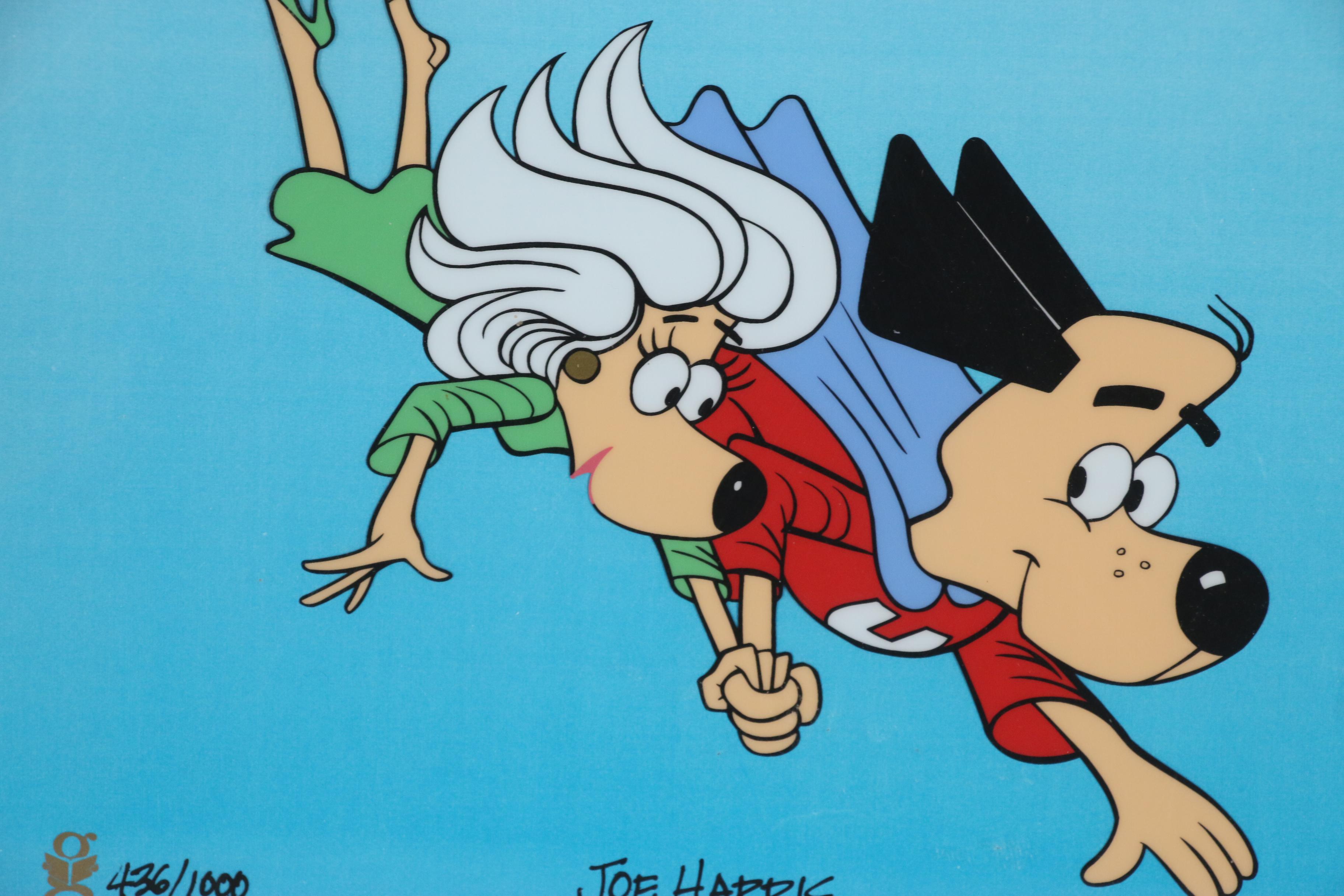 Joe Harris Underdog Animation Sericel "Away We Go", 1997