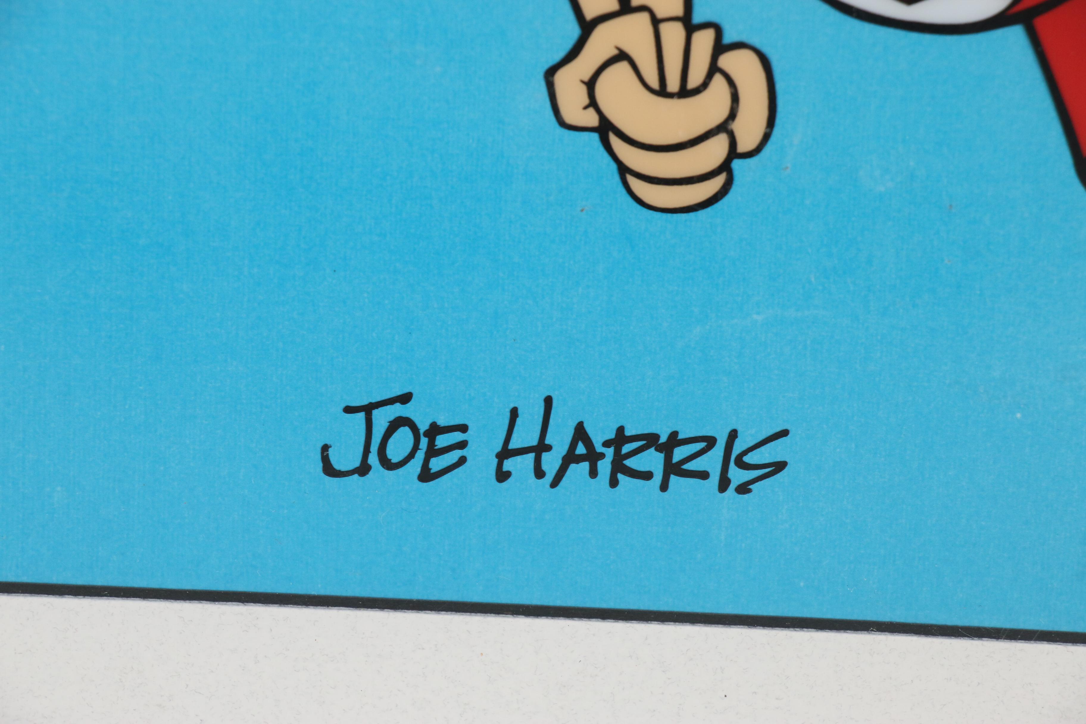 Joe Harris Underdog Animation Sericel "Away We Go", 1997