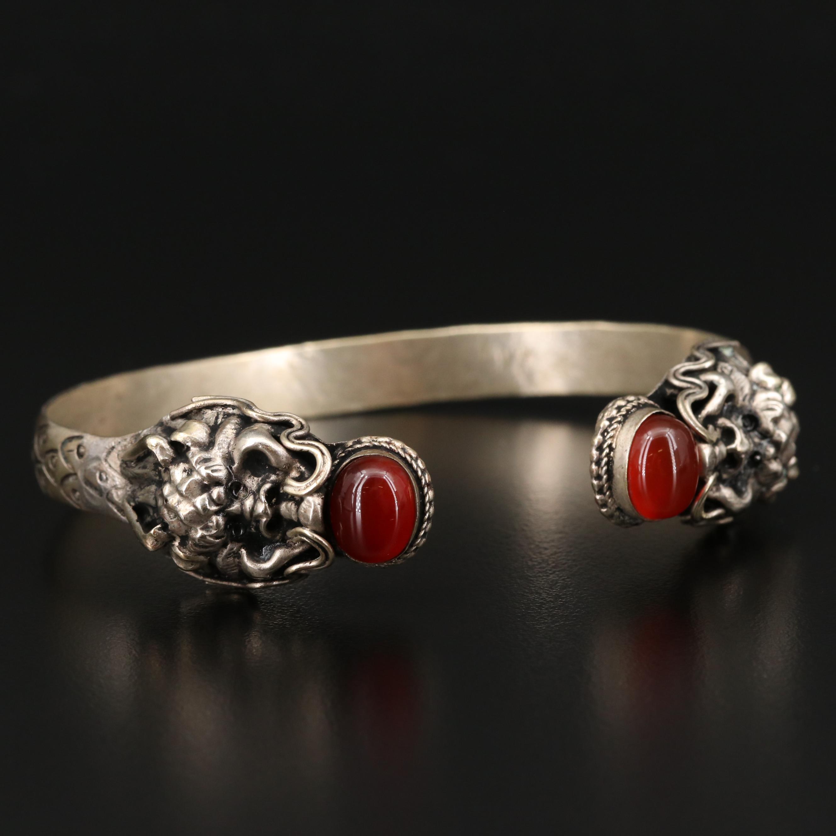 Bracelets Including Carnelian, Malachite and Faux Lapis Lazuli