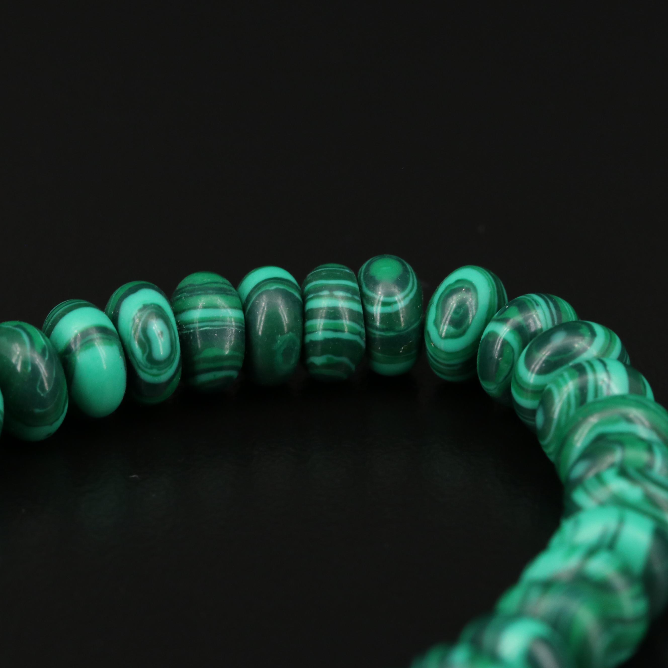 Bracelets Including Carnelian, Malachite and Faux Lapis Lazuli