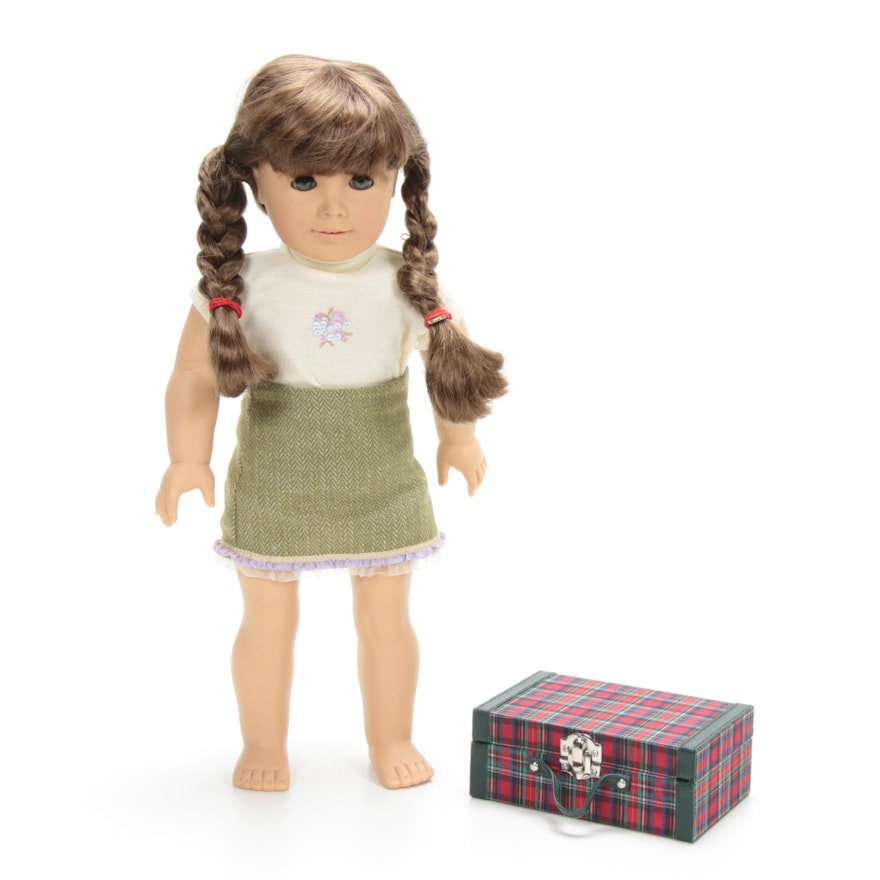 American Girl "Molly" Doll with Plaid Suitcase