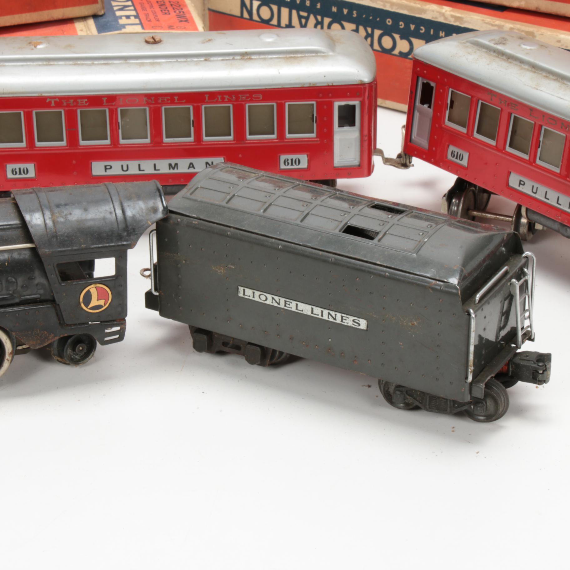Lionel O Gauge Model Electric Train Cars