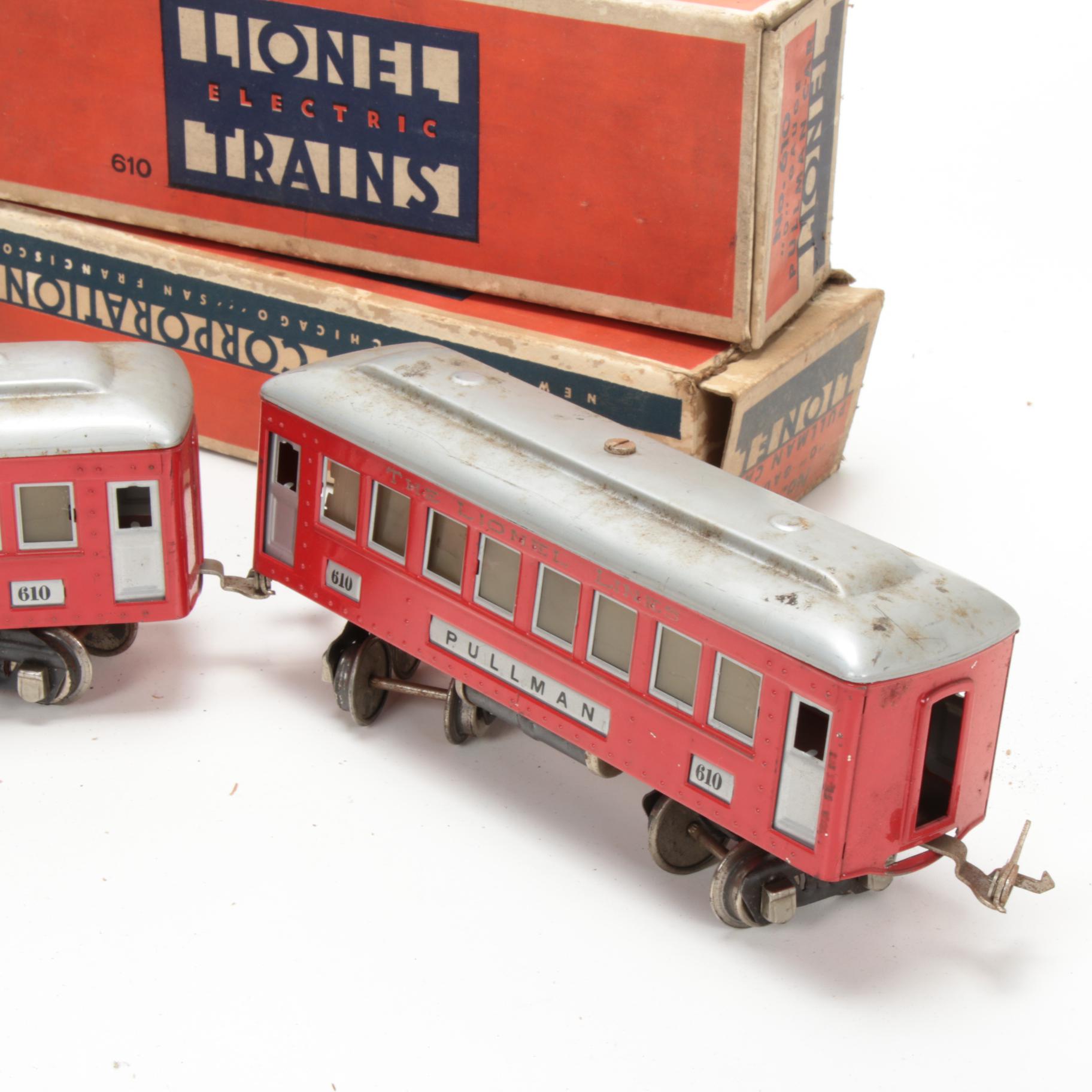 Lionel O Gauge Model Electric Train Cars