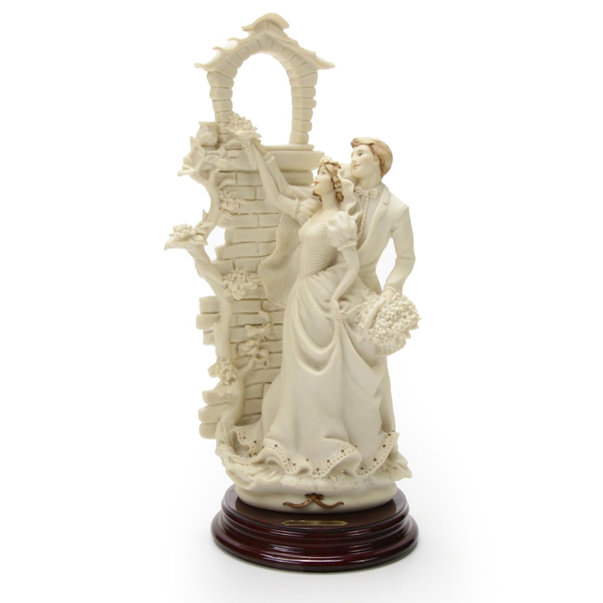 Giuseppe Armani "Married Couple with Bouquet" Porcelain Sculpture