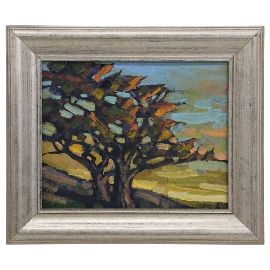 William Hawkins American Landscape Oil Painting