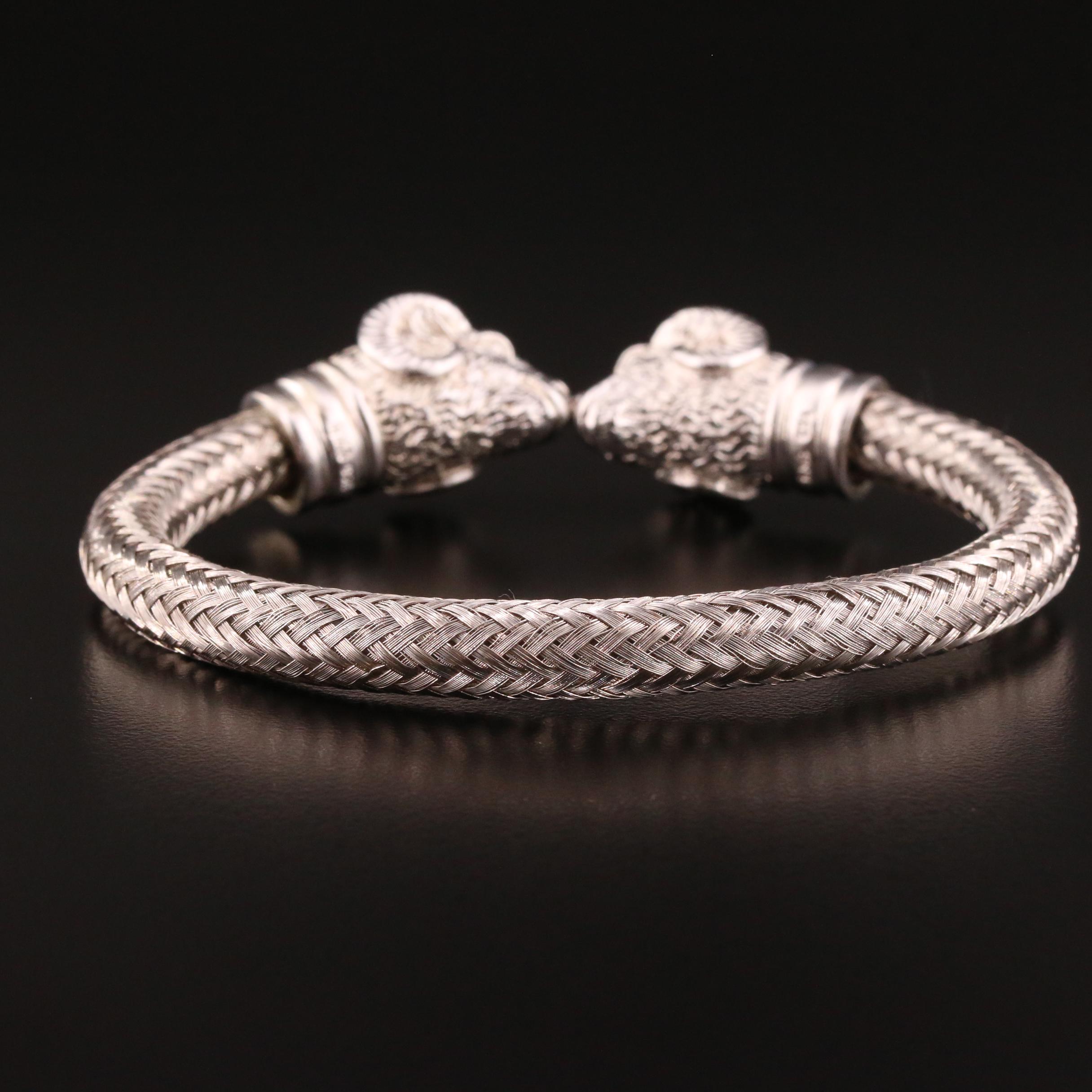 Metropolitan Museum of Art Rams Head Finial Bracelet