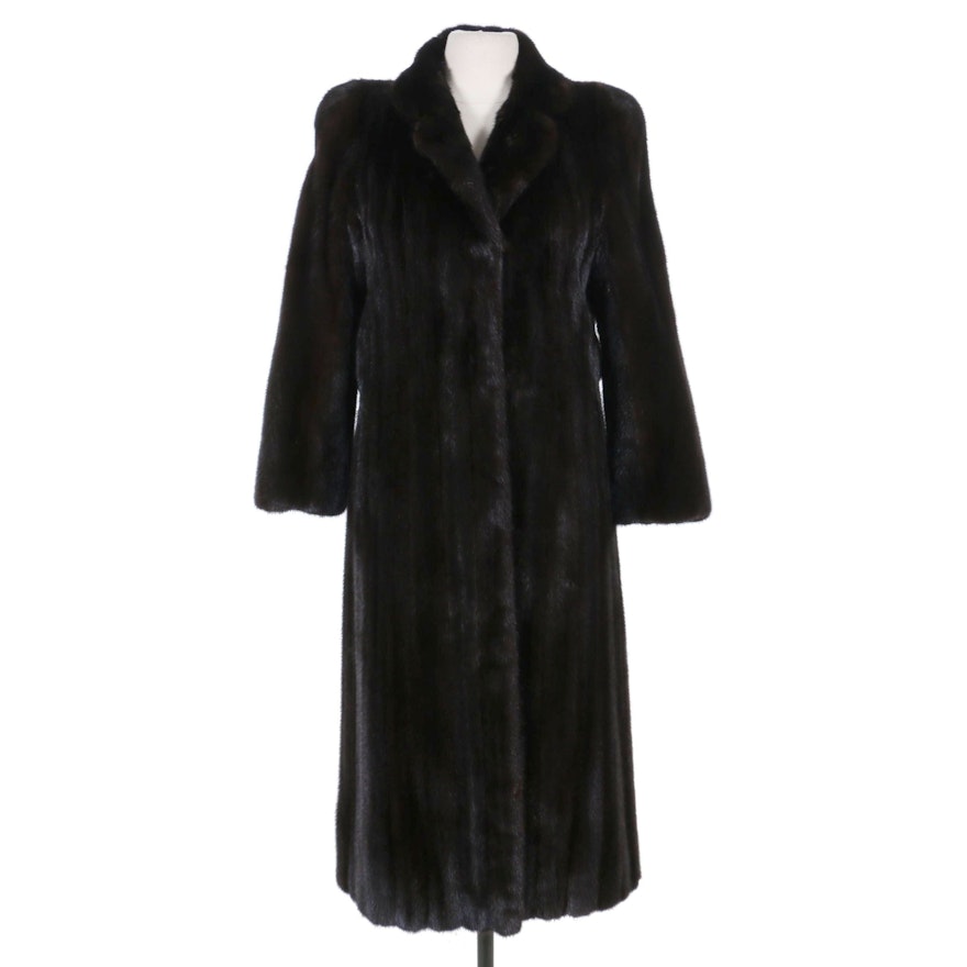 Blackglama Dark Ranch Mink Fur Coat from Thomas E. McElroy of Chicago