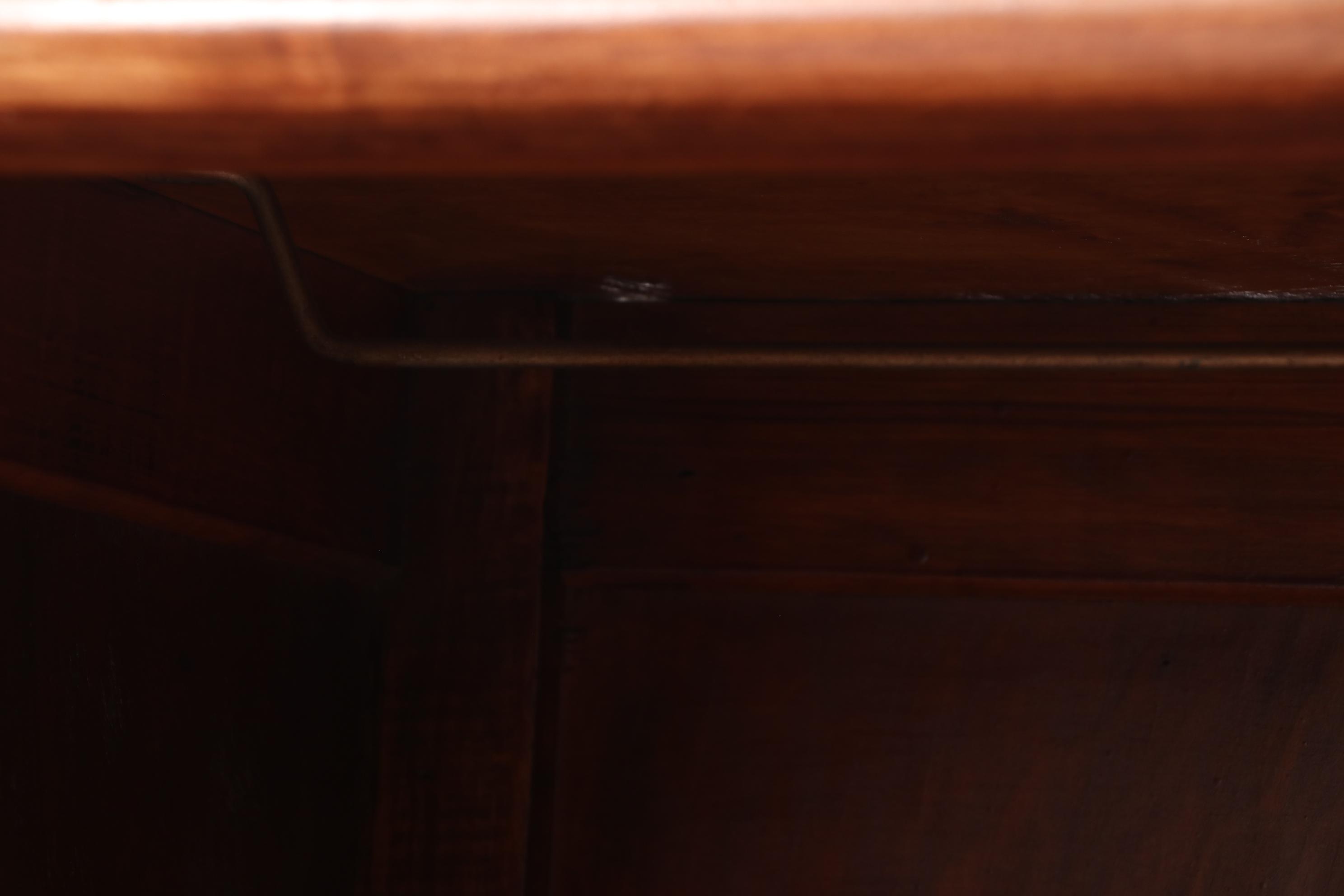 Jos. Peters Empire Style Walnut Chifferobe, Early 20th Century