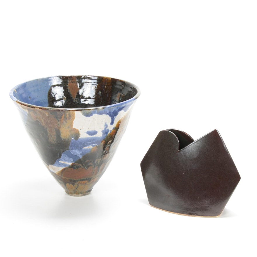 James Johnston and Other Handmade Ceramic Vase