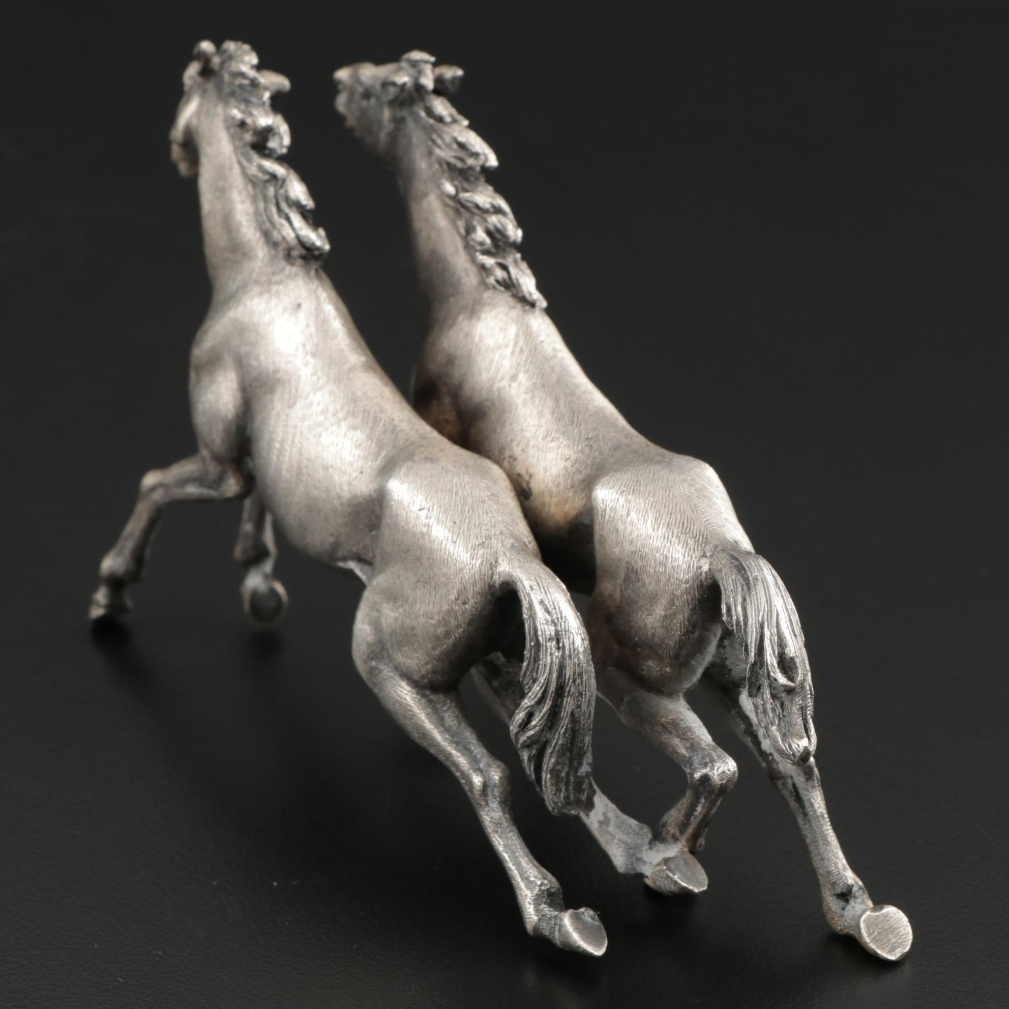 Mario Buccellati Sterling Silver Galloping Horses Figurine