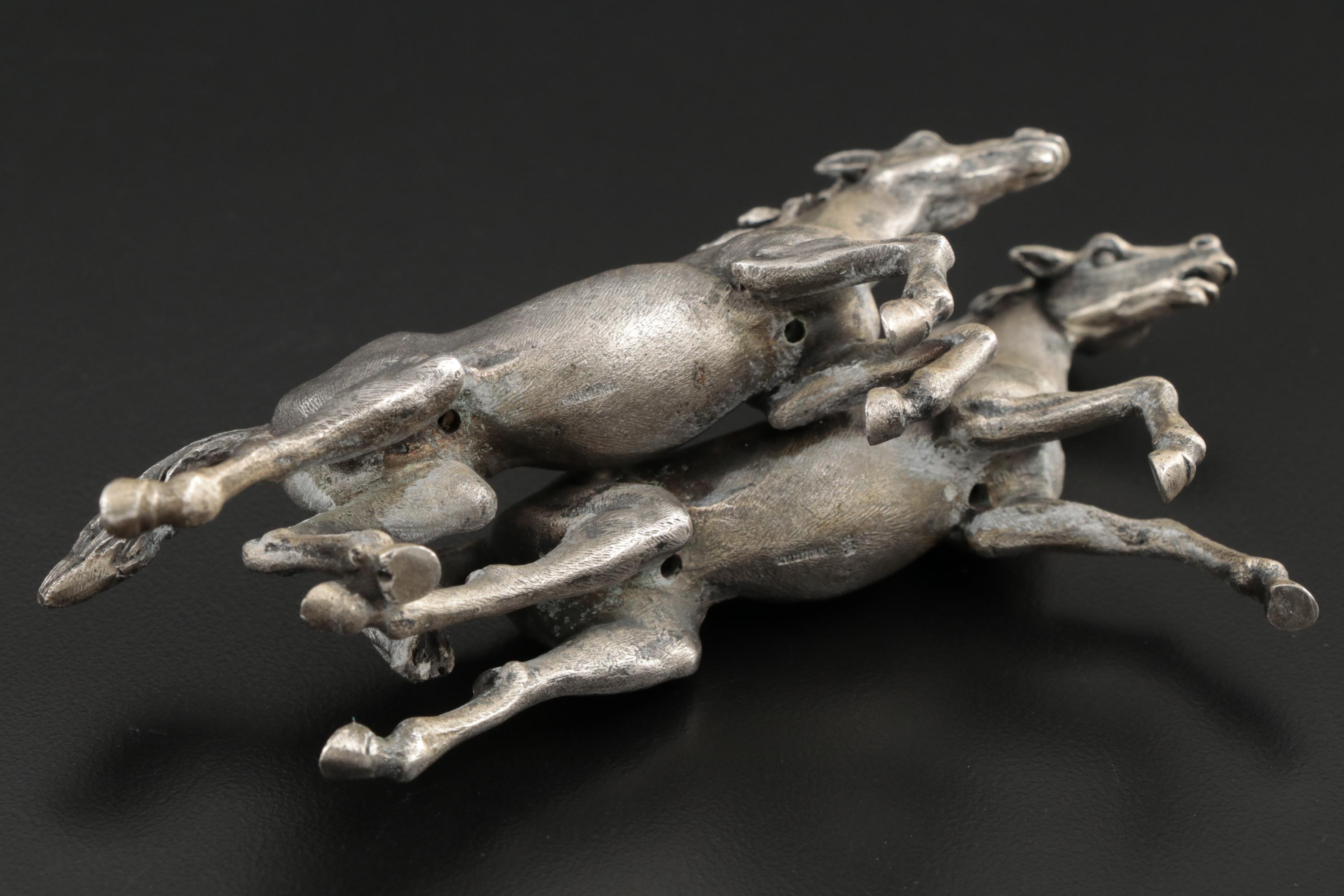 Mario Buccellati Sterling Silver Galloping Horses Figurine