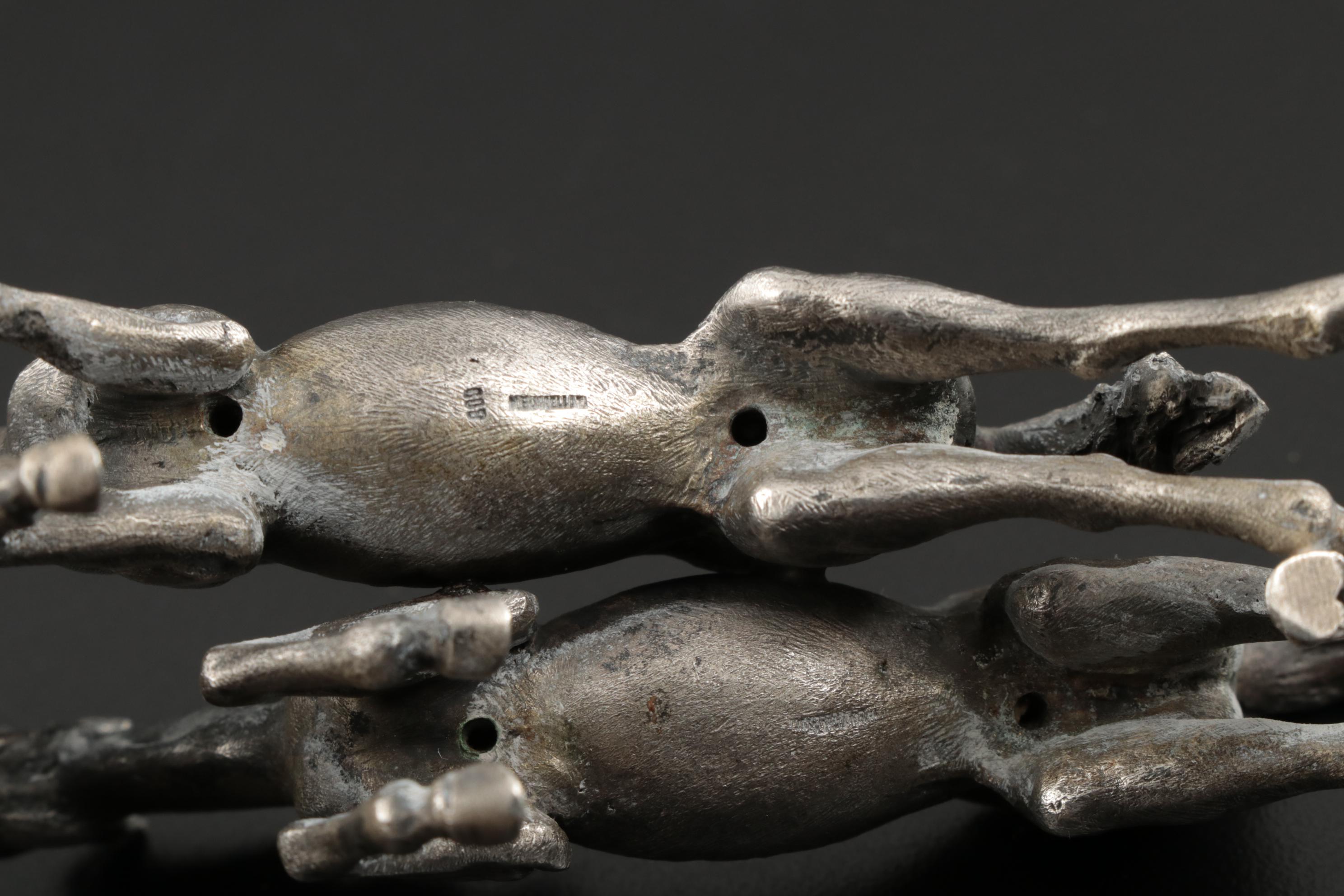 Mario Buccellati Sterling Silver Galloping Horses Figurine