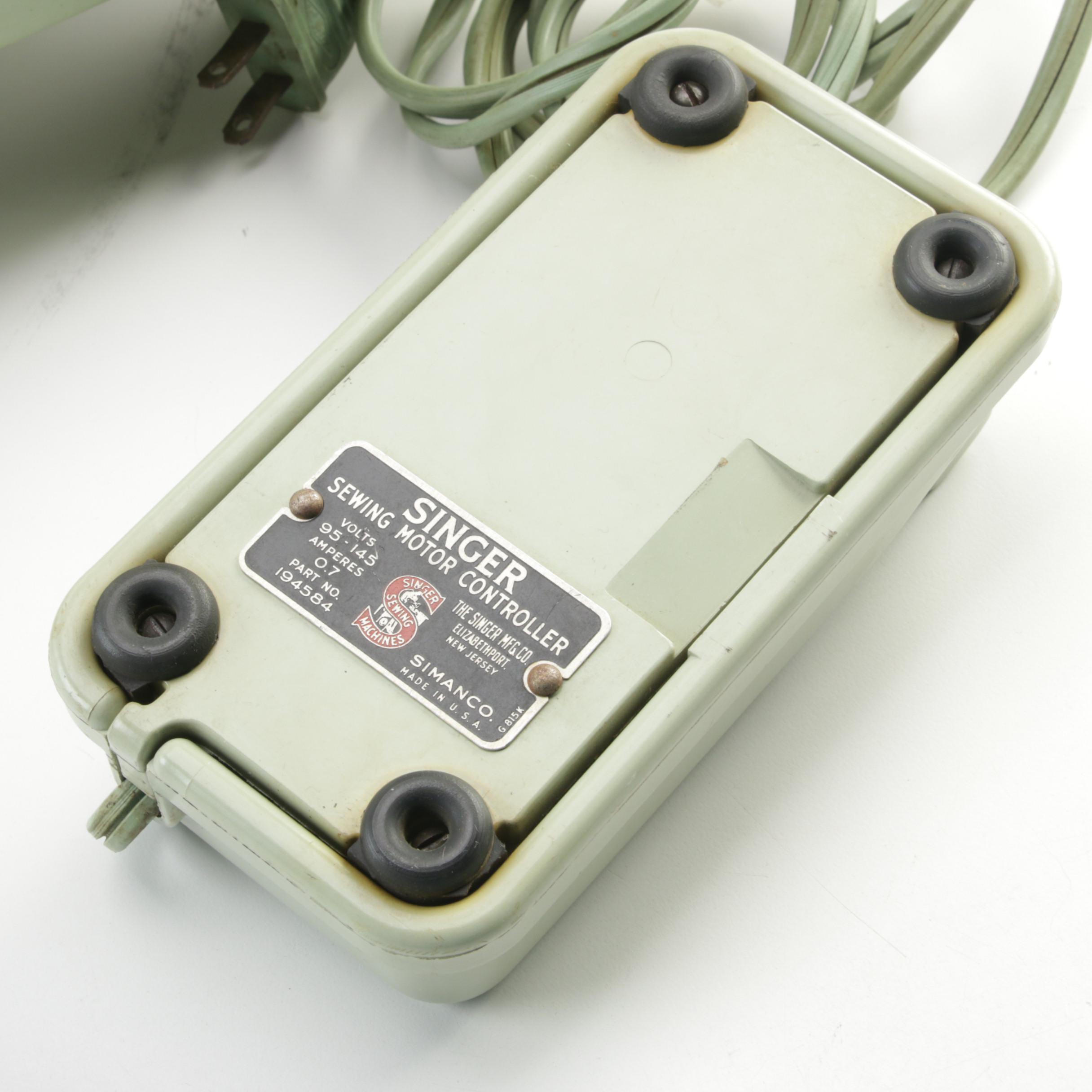 Singer Model 319W Sewing Machine with Case, 1950s