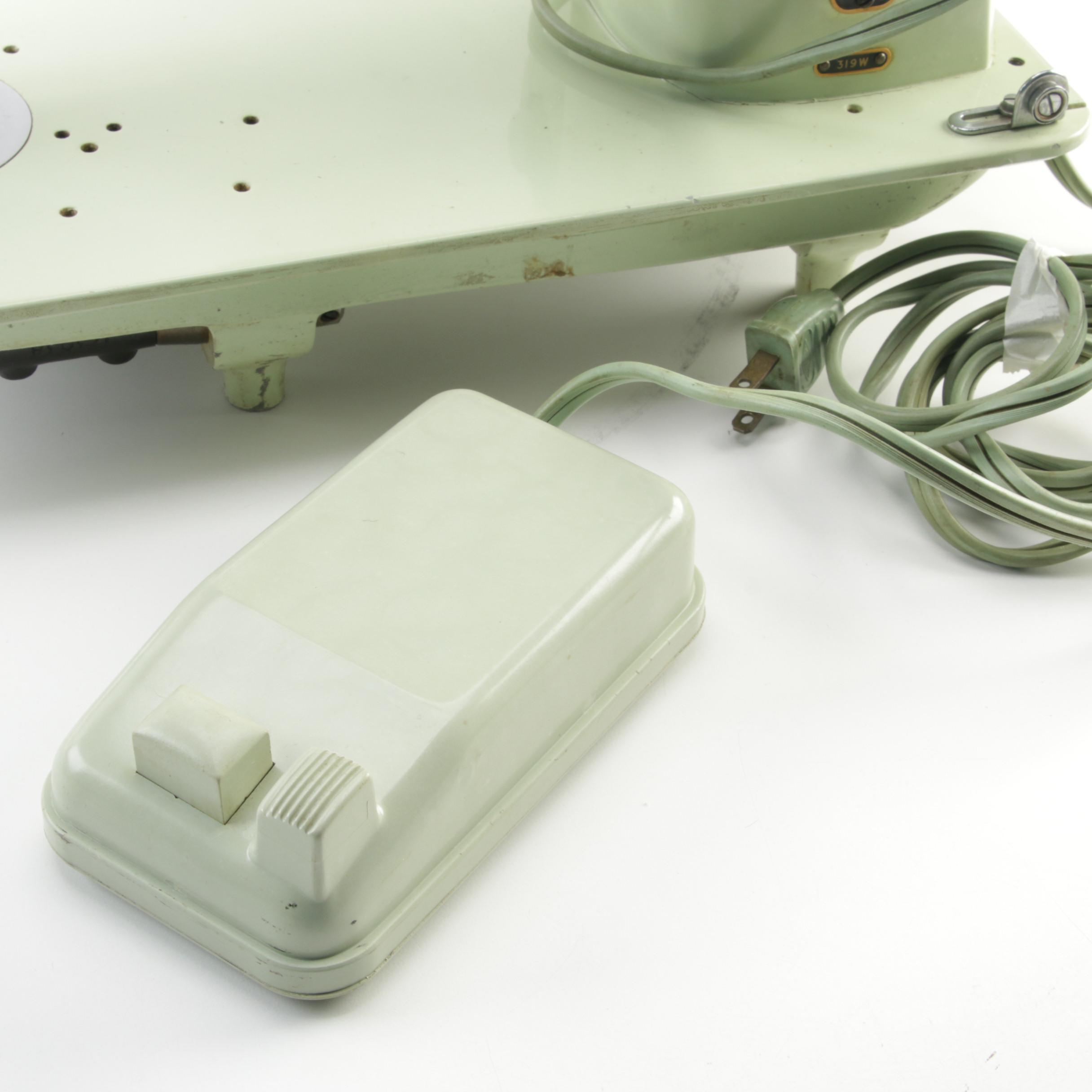 Singer Model 319W Sewing Machine with Case, 1950s