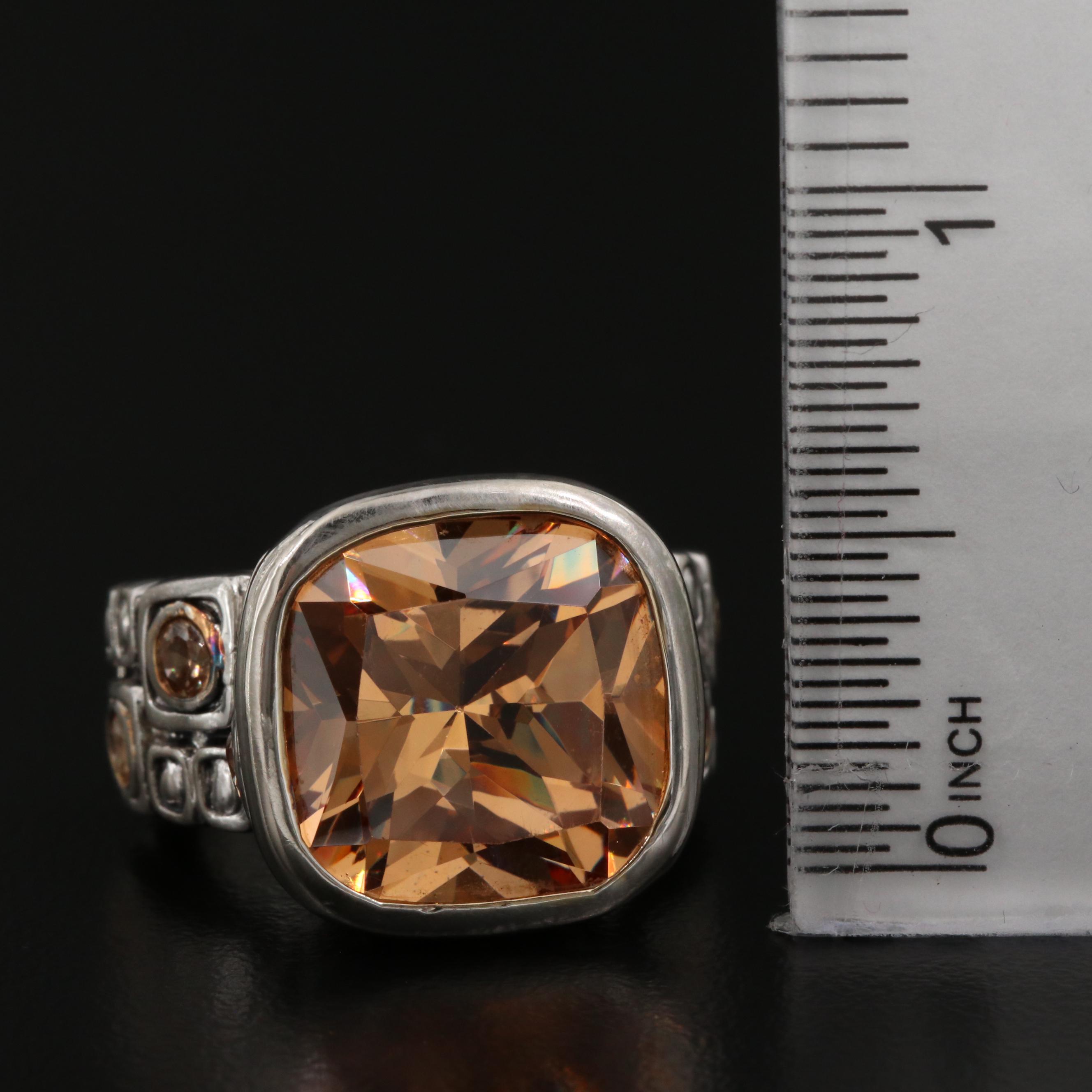 Sterling Silver Rings Featuring Pandora Twisted Ring and Bead Band