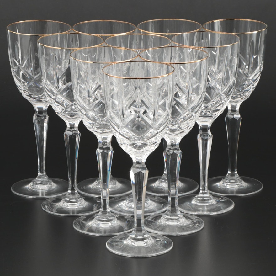 Marquis by Waterford "Chelsea" Crystal Water Goblets, 1991–1997