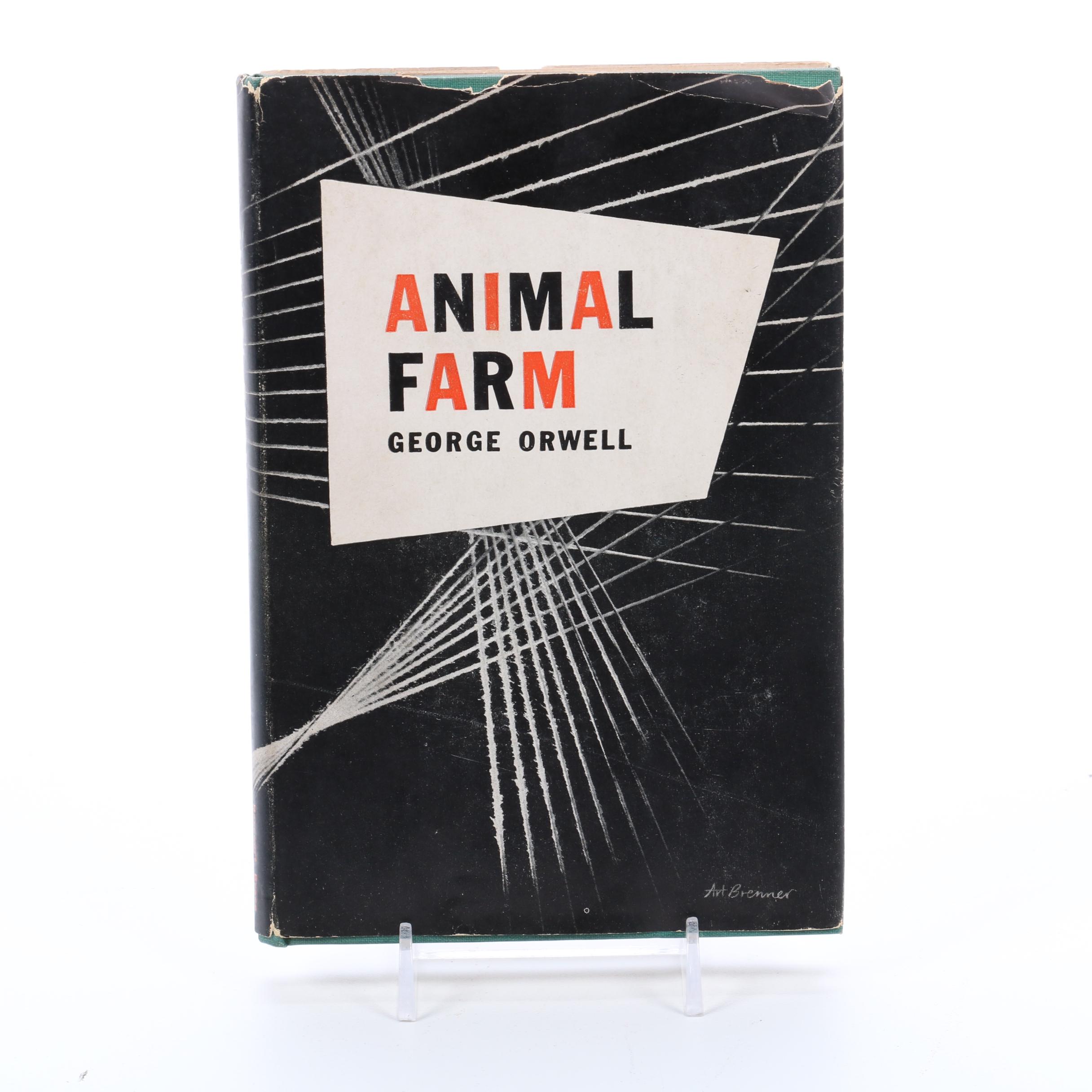 Early Edition "Animal Farm" by George Orwell with Dust Jacket, 1946