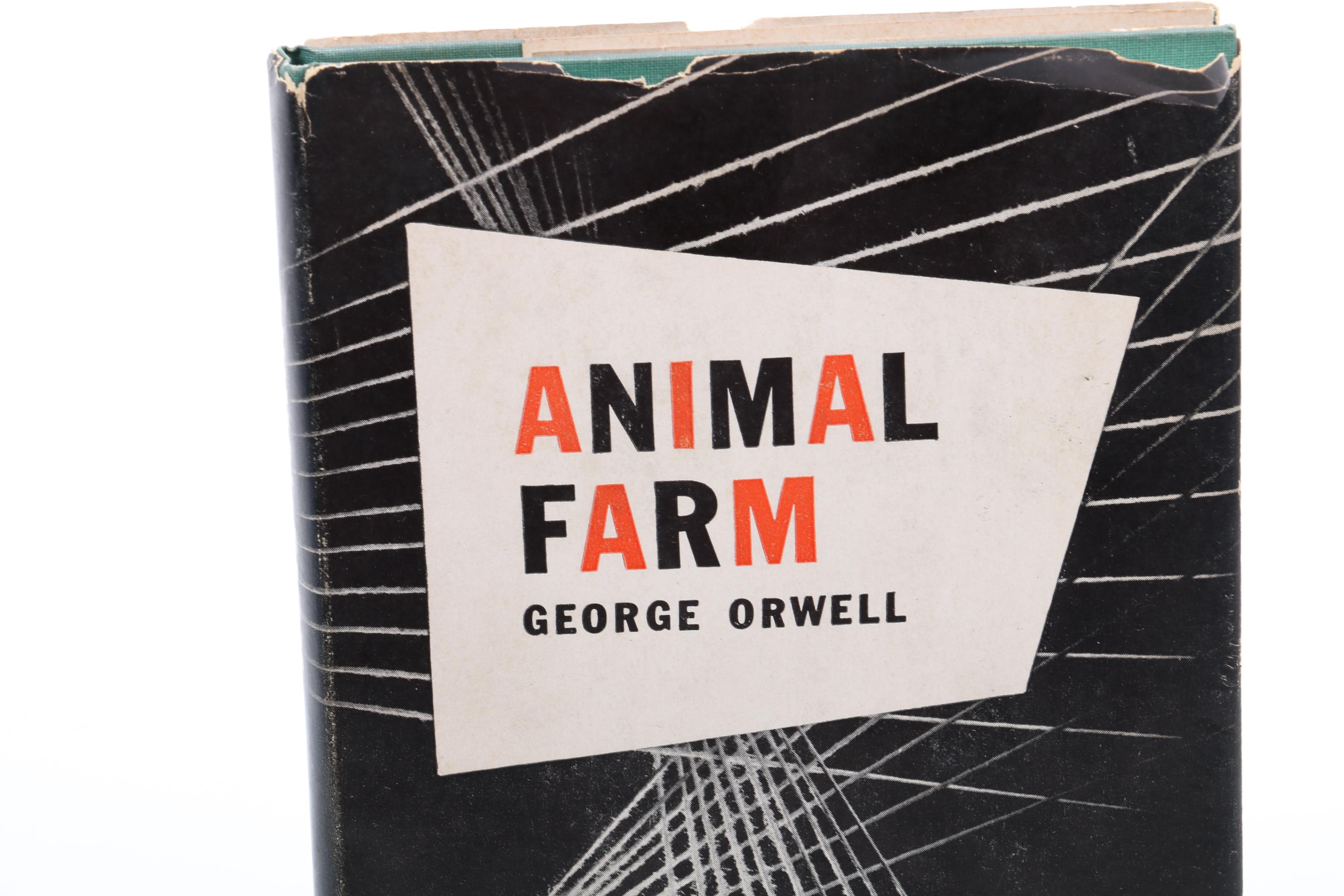 Early Edition "Animal Farm" by George Orwell with Dust Jacket, 1946