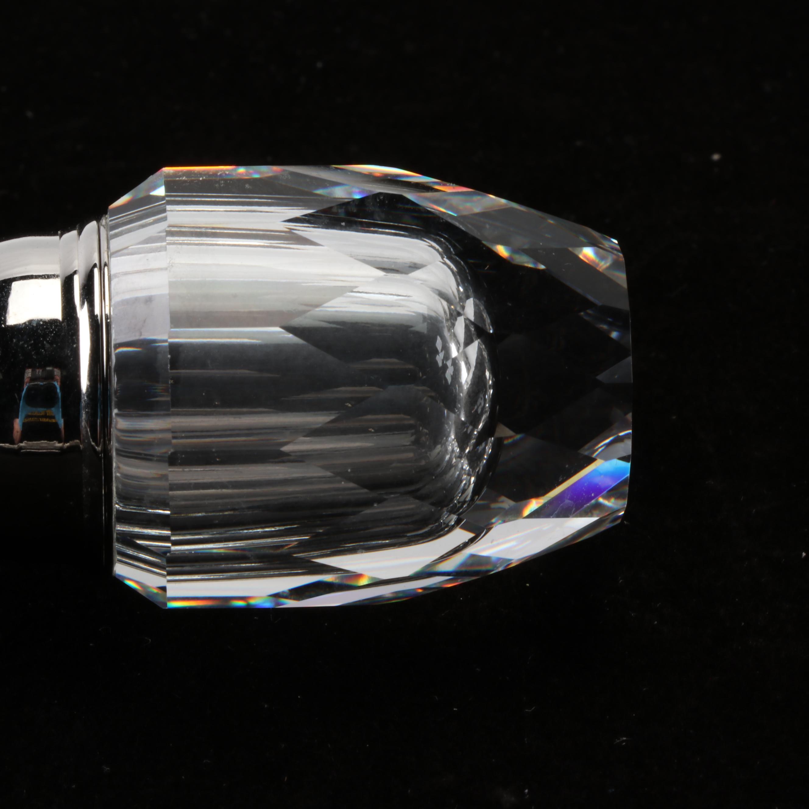 Swarovski Silver Crystal Salt and Pepper Shakers