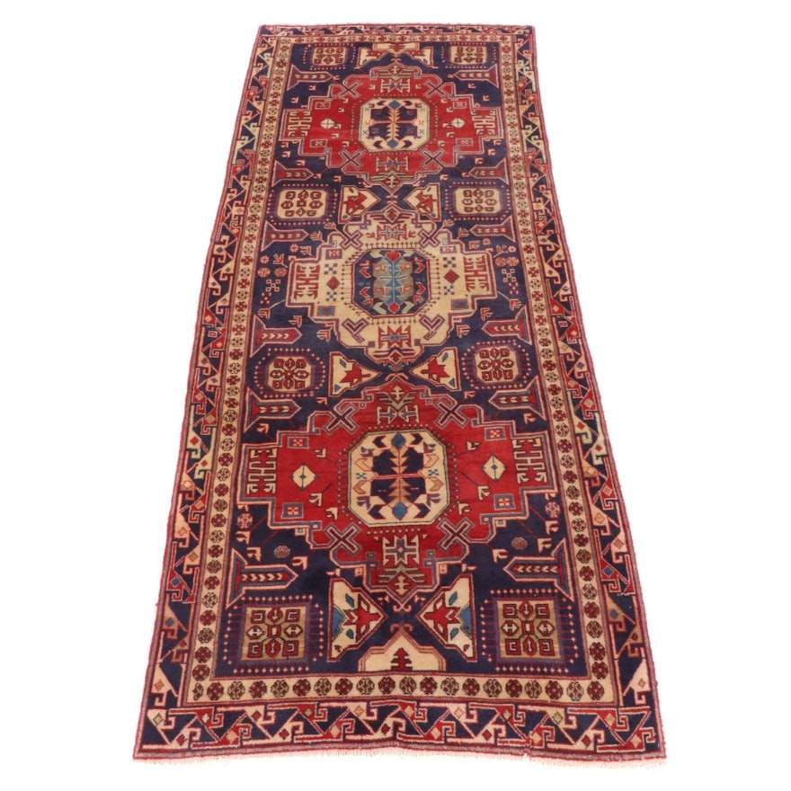 3'10 x 10'0 Hand-Knotted Persian Hamadan Rug
